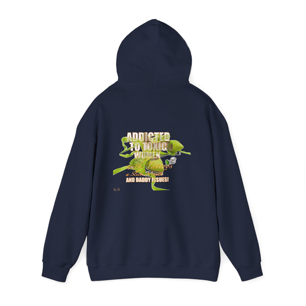 Addicted | Yes Sir Hoodie | Recovering Addict Graphic Hoodie