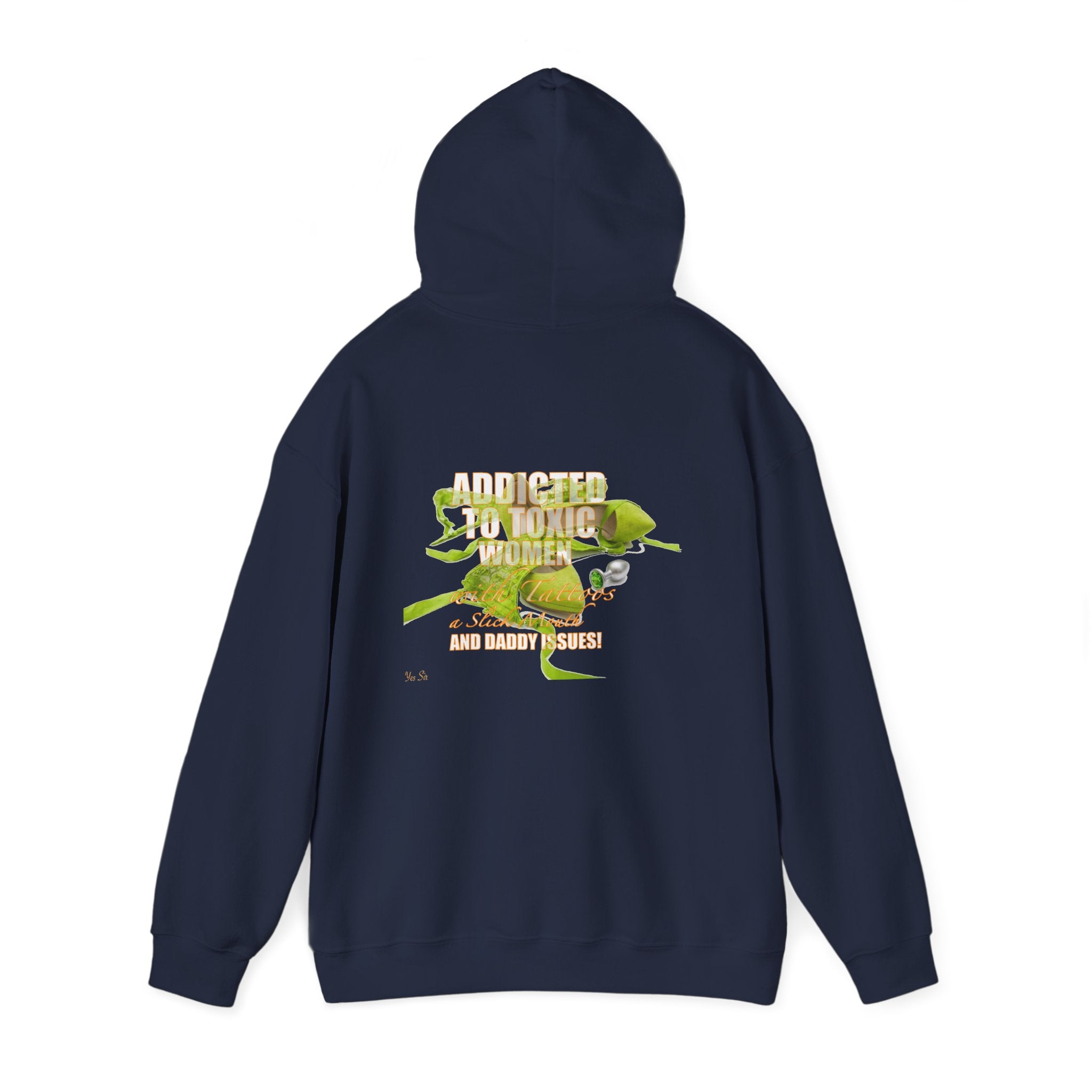 Addicted | Yes Sir Hoodie | Recovering Addict Graphic Hoodie