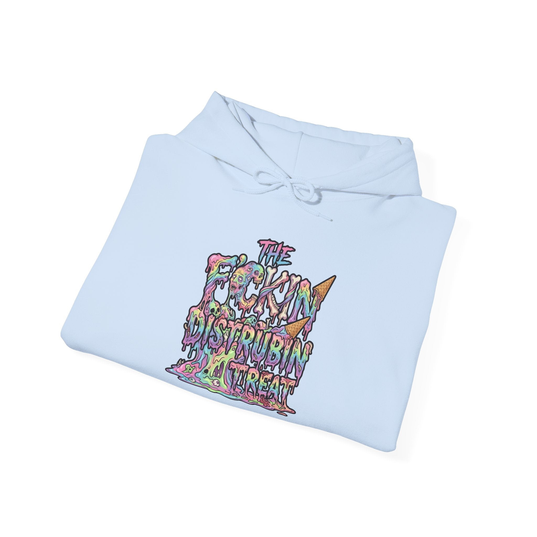 Skullcream-Goreo Crush Cream Hoodie | Dripping Skull Graphic