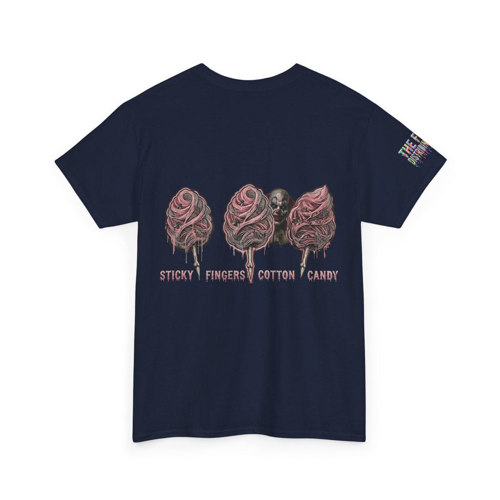 Cotton Candy Skullcream T Shirt — 'Sticky Fingers' Graphic T-Shirt