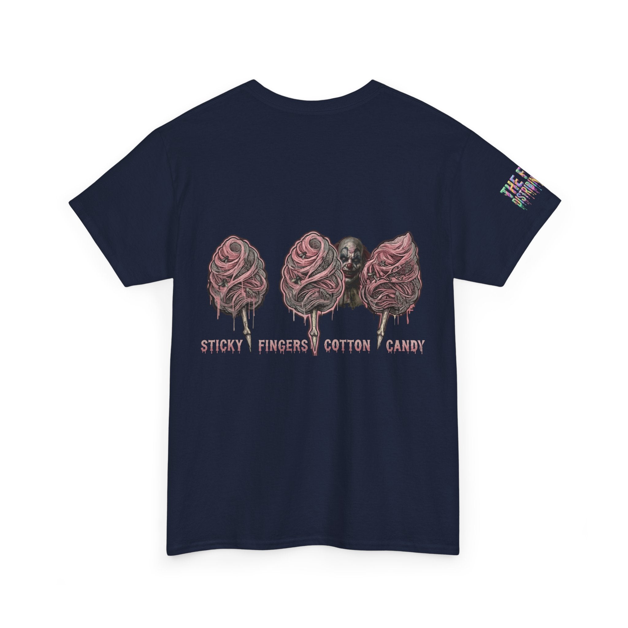 Cotton Candy Skullcream T Shirt — 'Sticky Fingers' Graphic T-Shirt