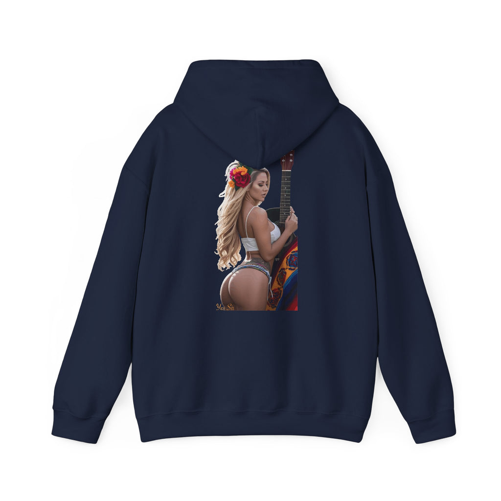 Pretty Flowers Yes Sir Hoodie | Parental Advisory  for the Bearded