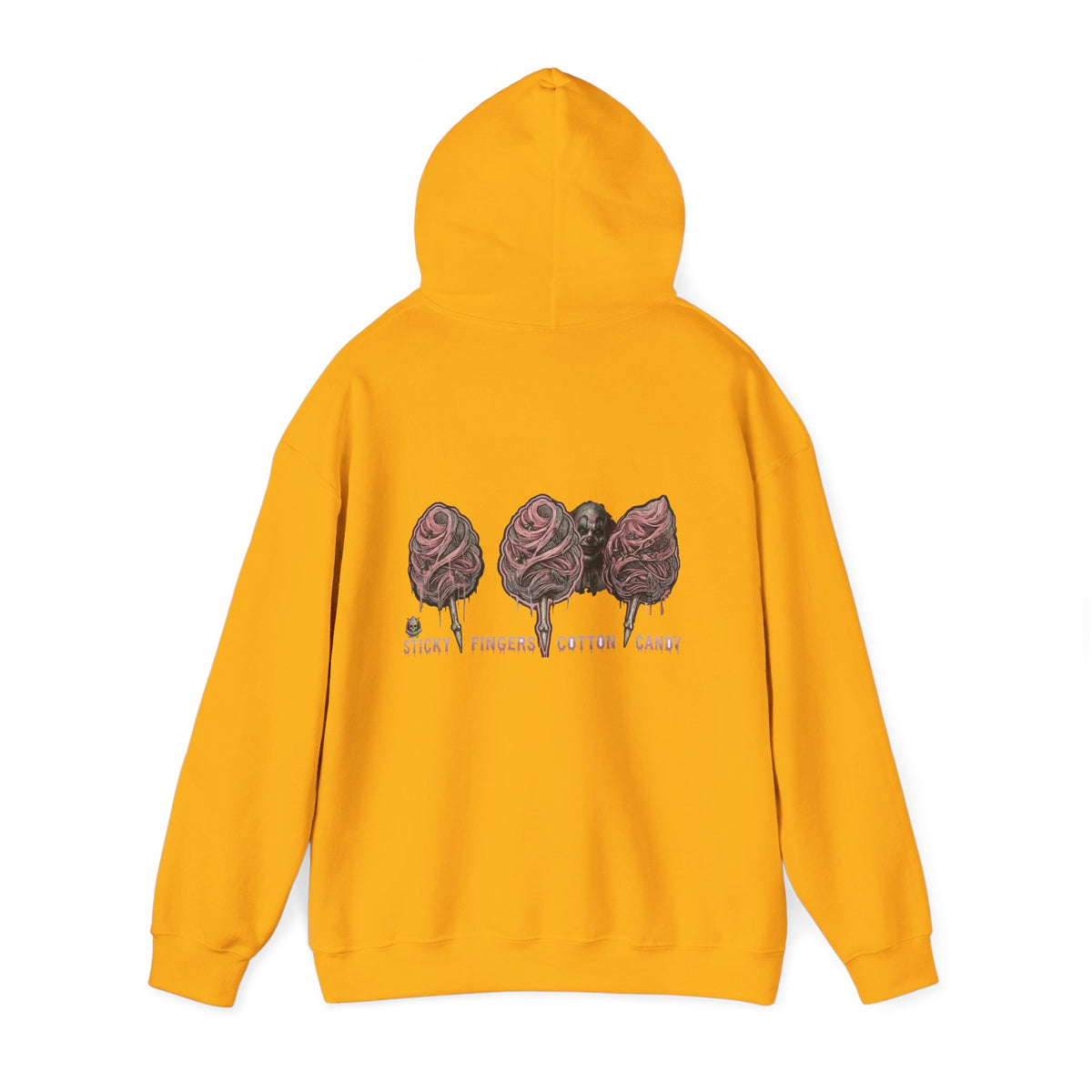 Cotton Candy Skullcream Hoodie — Sticky Fingers Band Graphic Pullover
