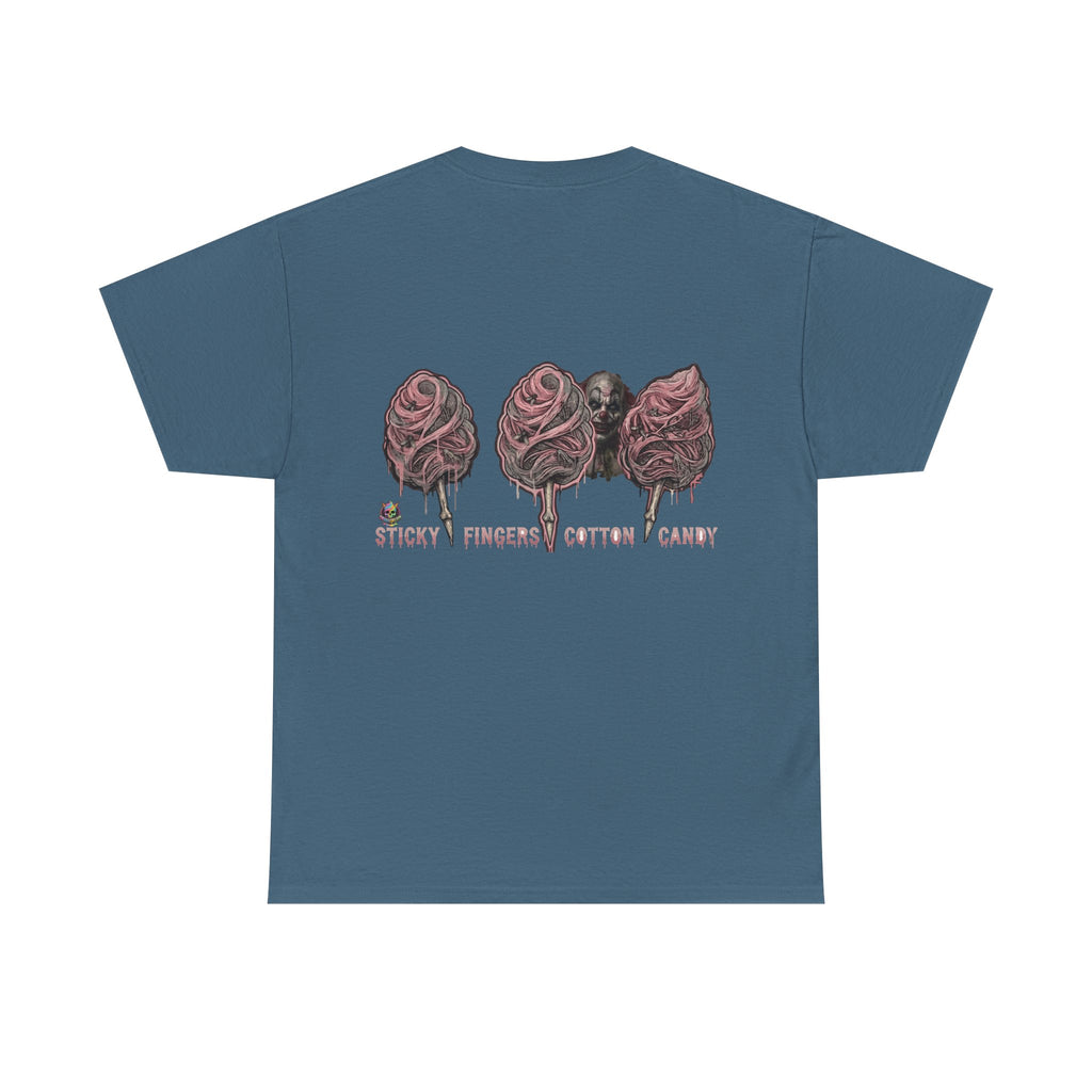 Cotton Candy Skullcream T Shirt — 'Sticky Fingers' Graphic T-Shirt
