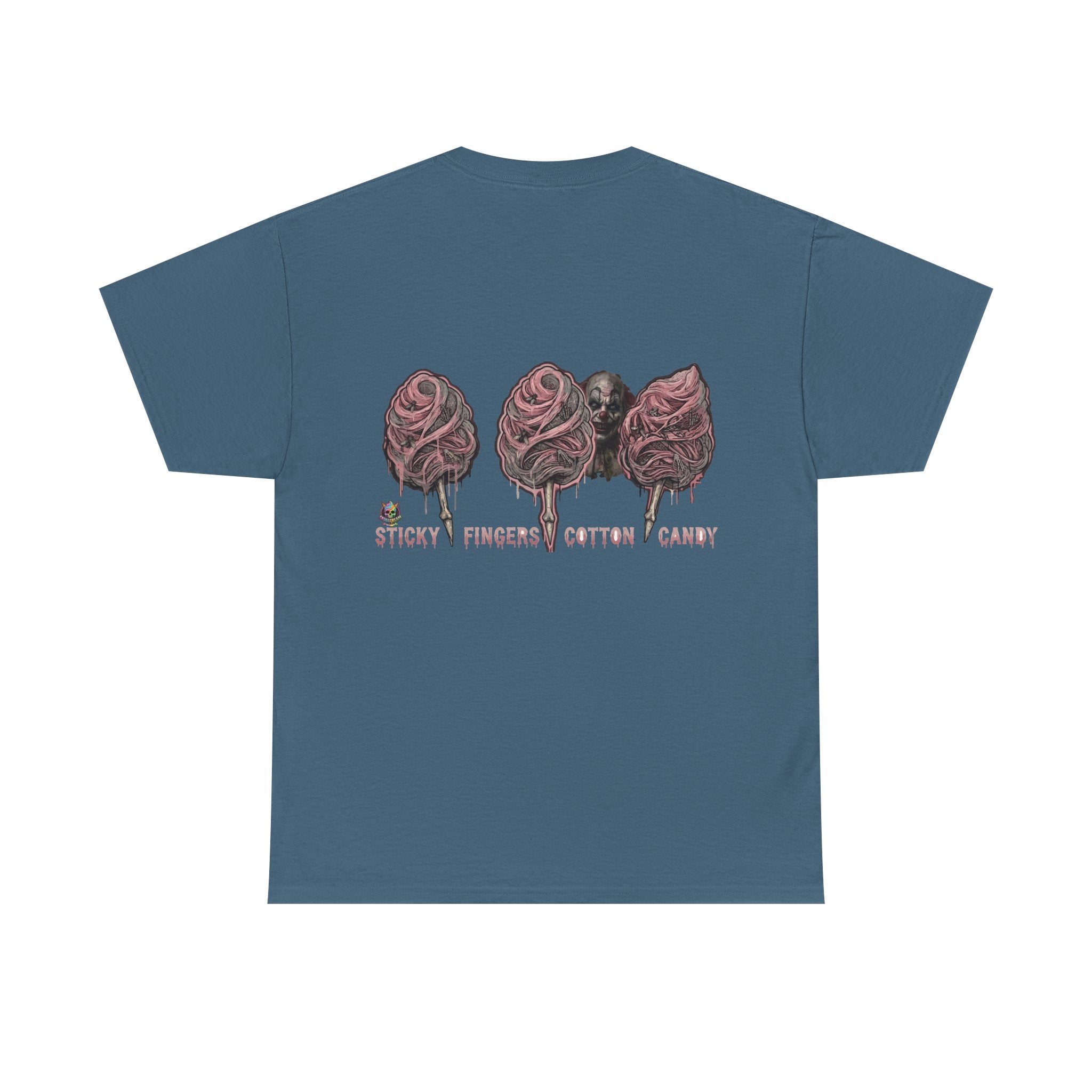 Cotton Candy Skullcream T Shirt — 'Sticky Fingers' Graphic T-Shirt
