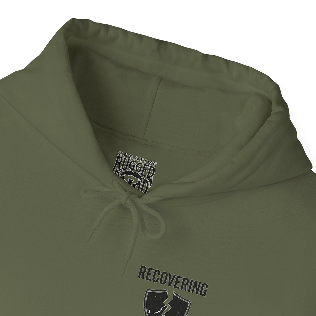 Addicted | Yes Sir Hoodie | Recovering Addict Graphic Hoodie