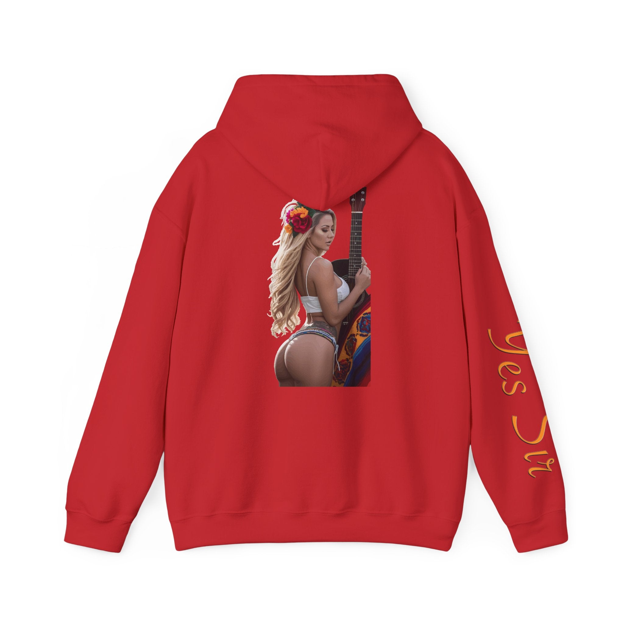 Pretty Flowers Yes Sir Hoodie | Parental Advisory  for the Bearded