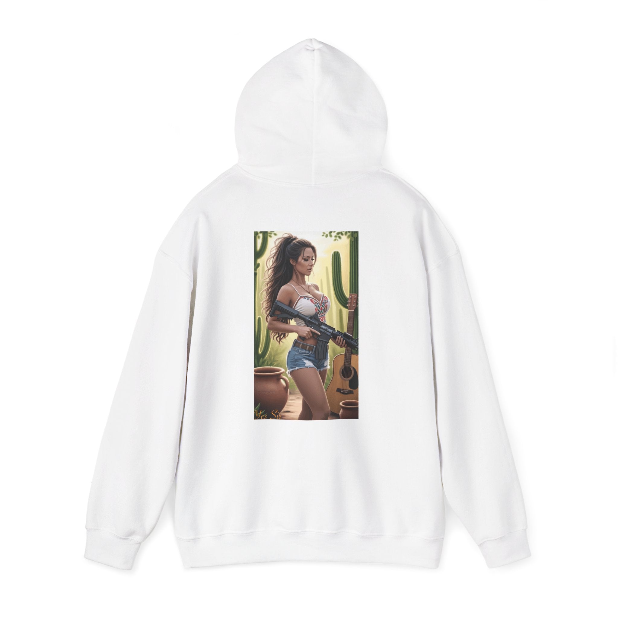 Nice Guitar- Yes Sir Hoodie | Parental Advisory  for the Bearded