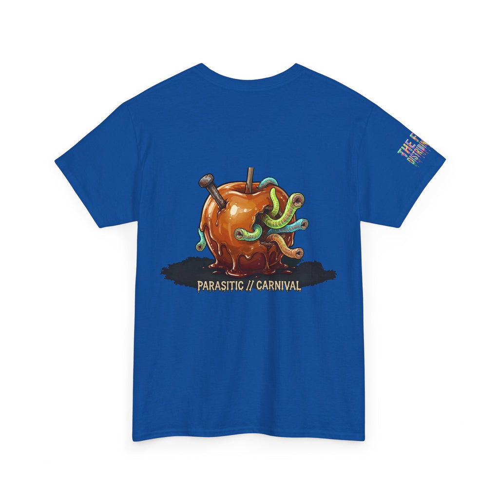 Skullcream Carnival Caramel Apple - Spooky Candy Apple Graphic T-Shirt