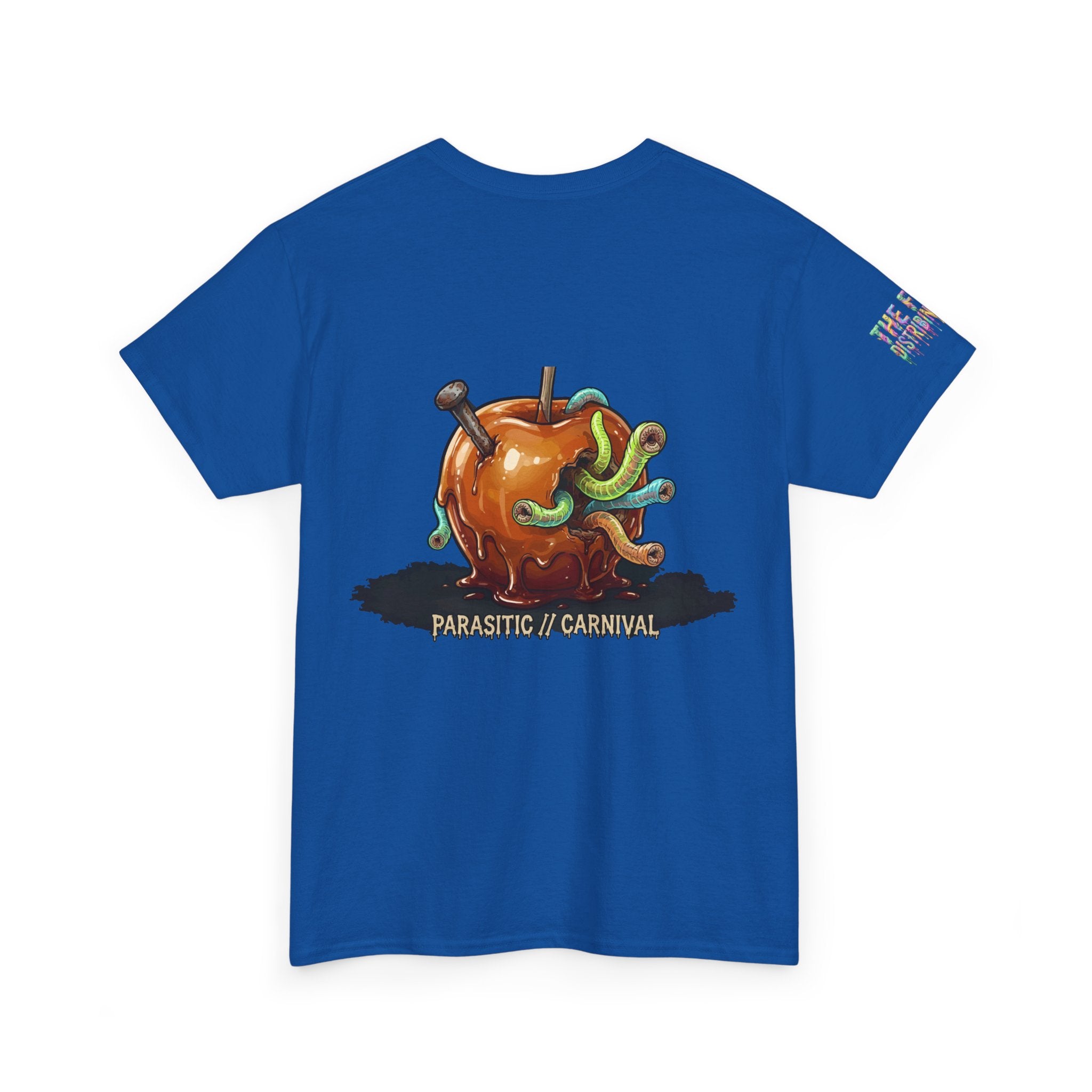 Skullcream Carnival Caramel Apple - Spooky Candy Apple Graphic T-Shirt