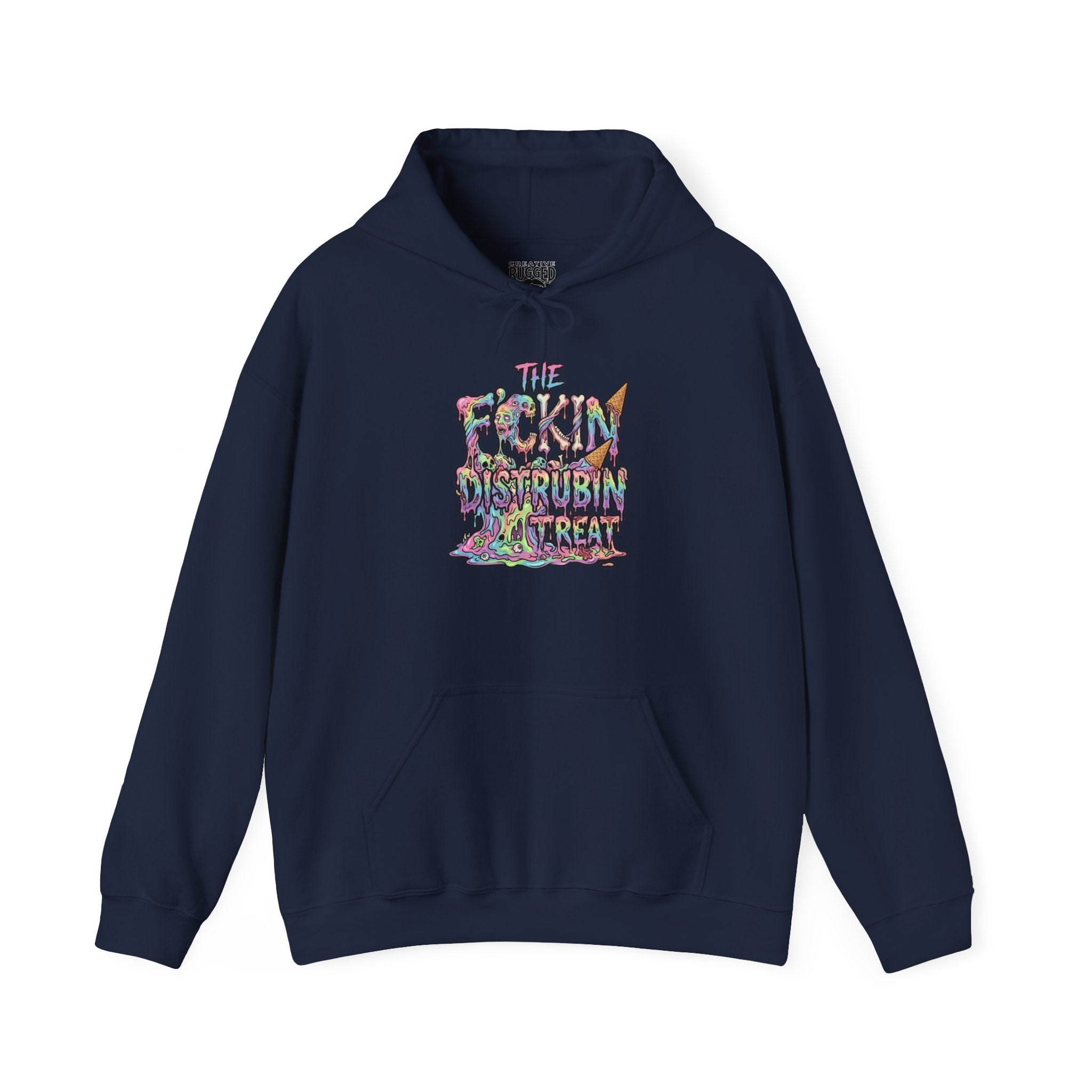 Cotton Candy Skullcream Hoodie — Sticky Fingers Band Graphic Pullover