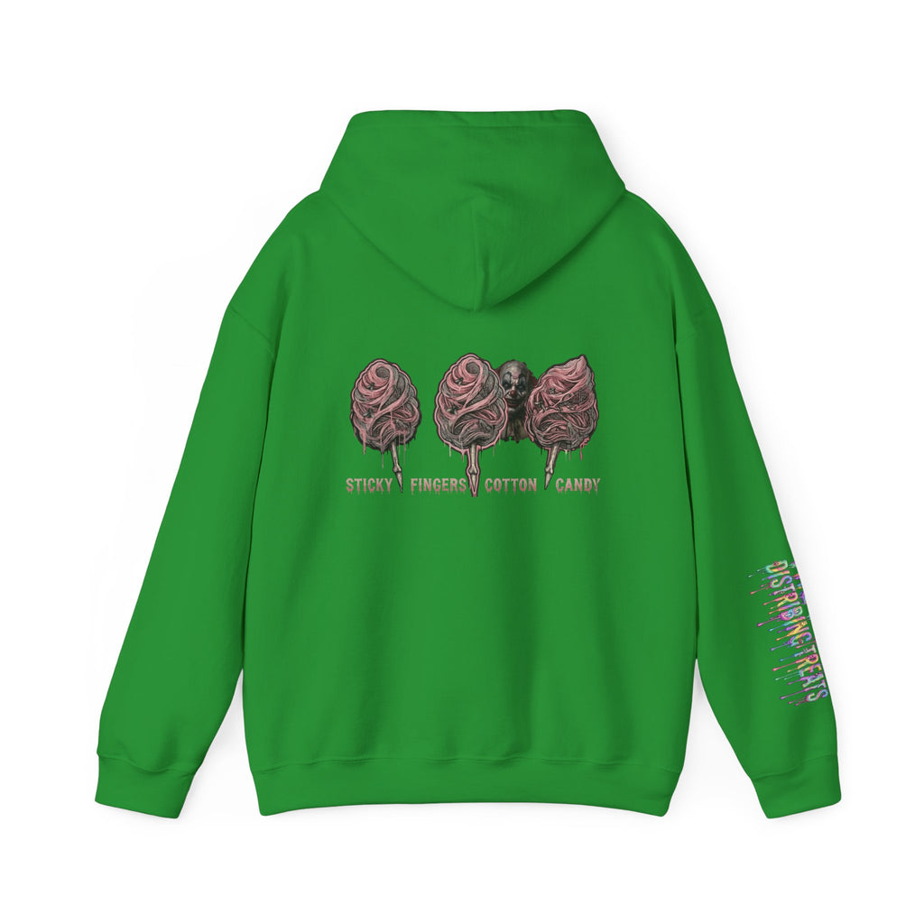 Cotton Candy Skullcream Hoodie — Sticky Fingers Band Graphic Pullover