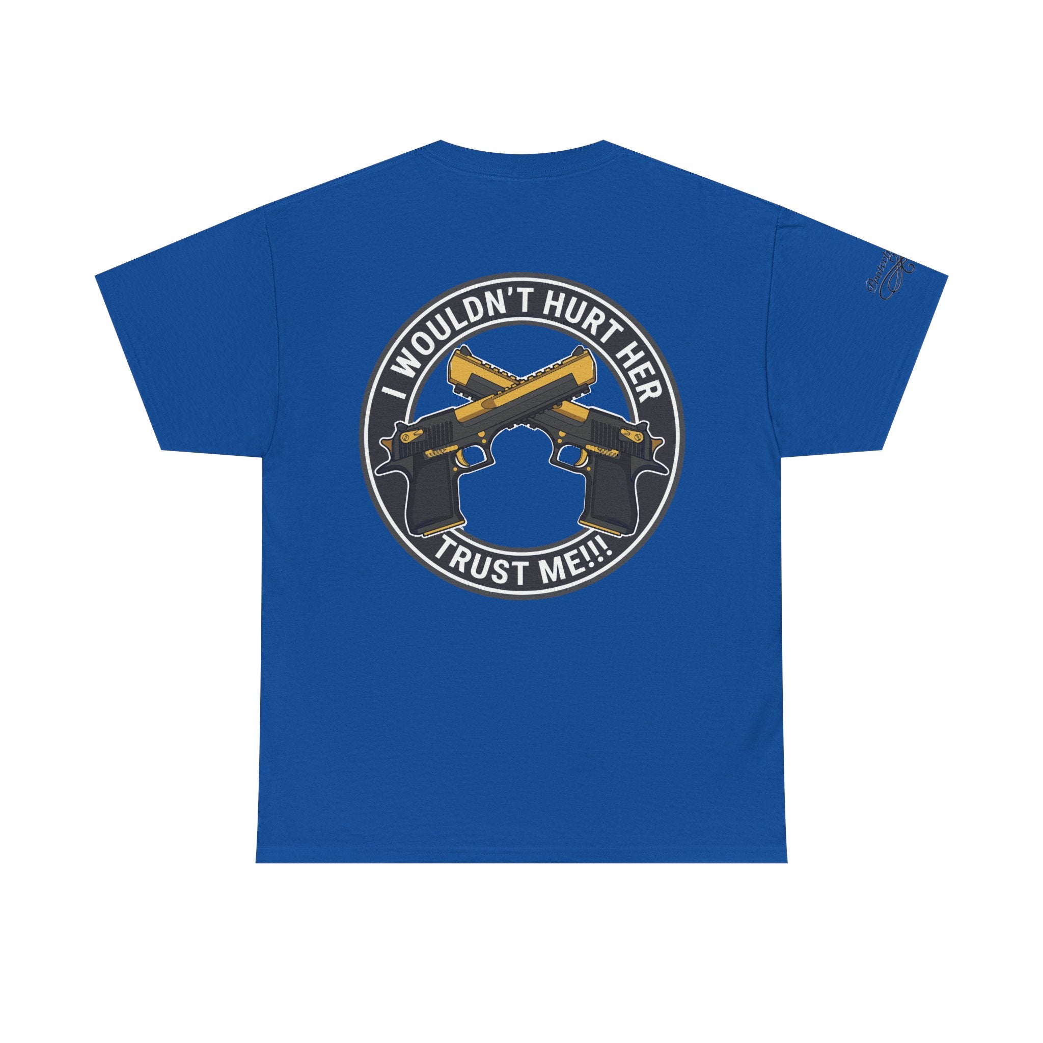Protective Dad Pistols T-Shirt | Here’s Your Warning