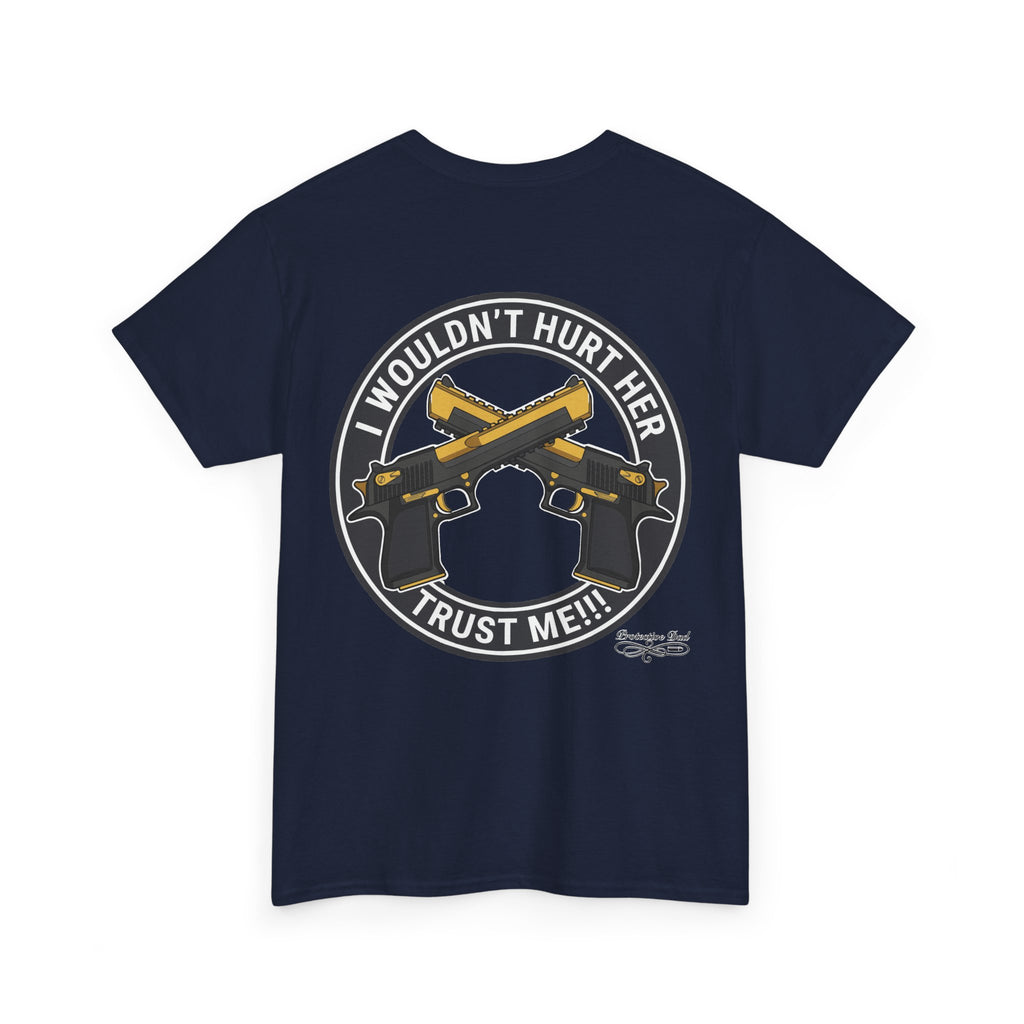 Protective Dad Pistols T-Shirt | Here’s Your Warning