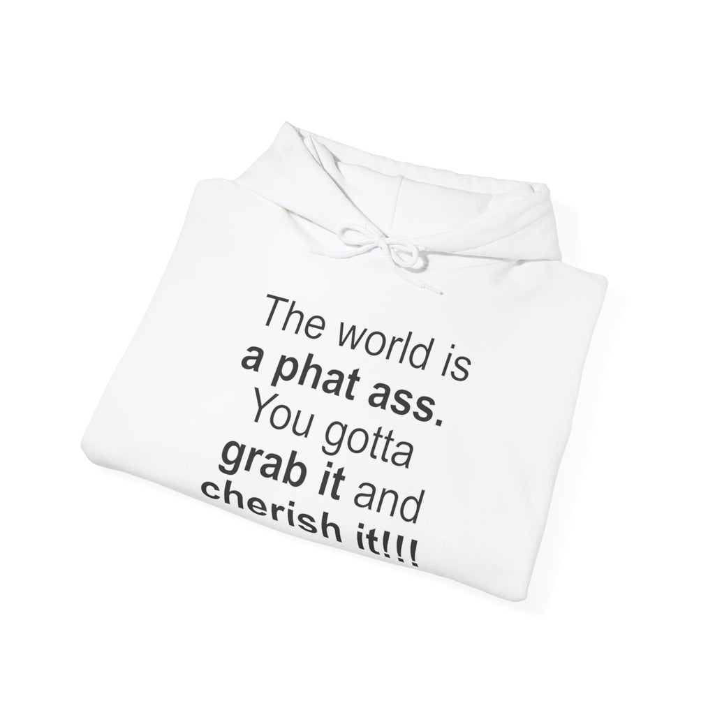 The World | Yes Sir Hoodie | Cherish It Graphic Hoodie
