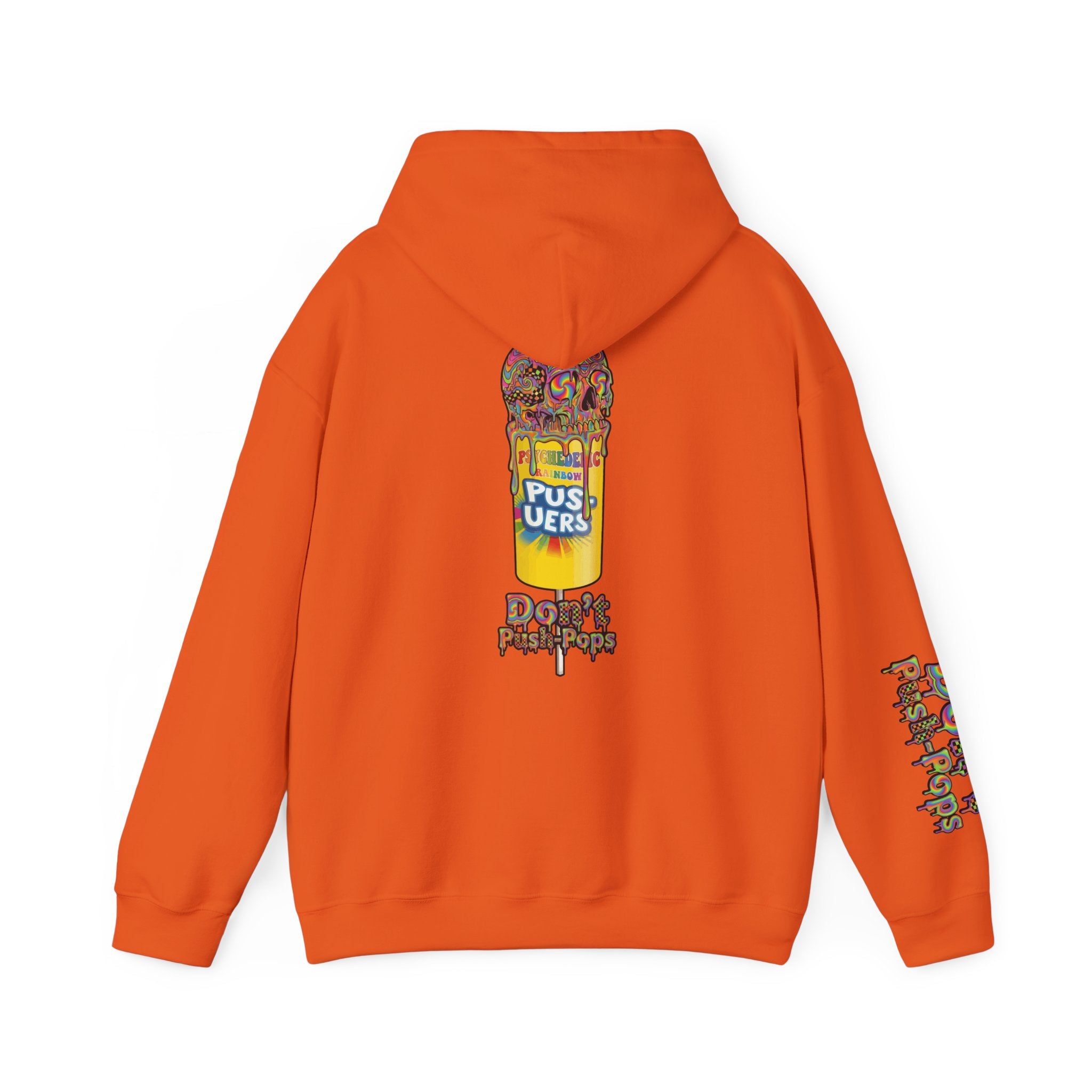 Skullcream-Don’t Push-Pops Hoodie | Dripping Skull Graphic