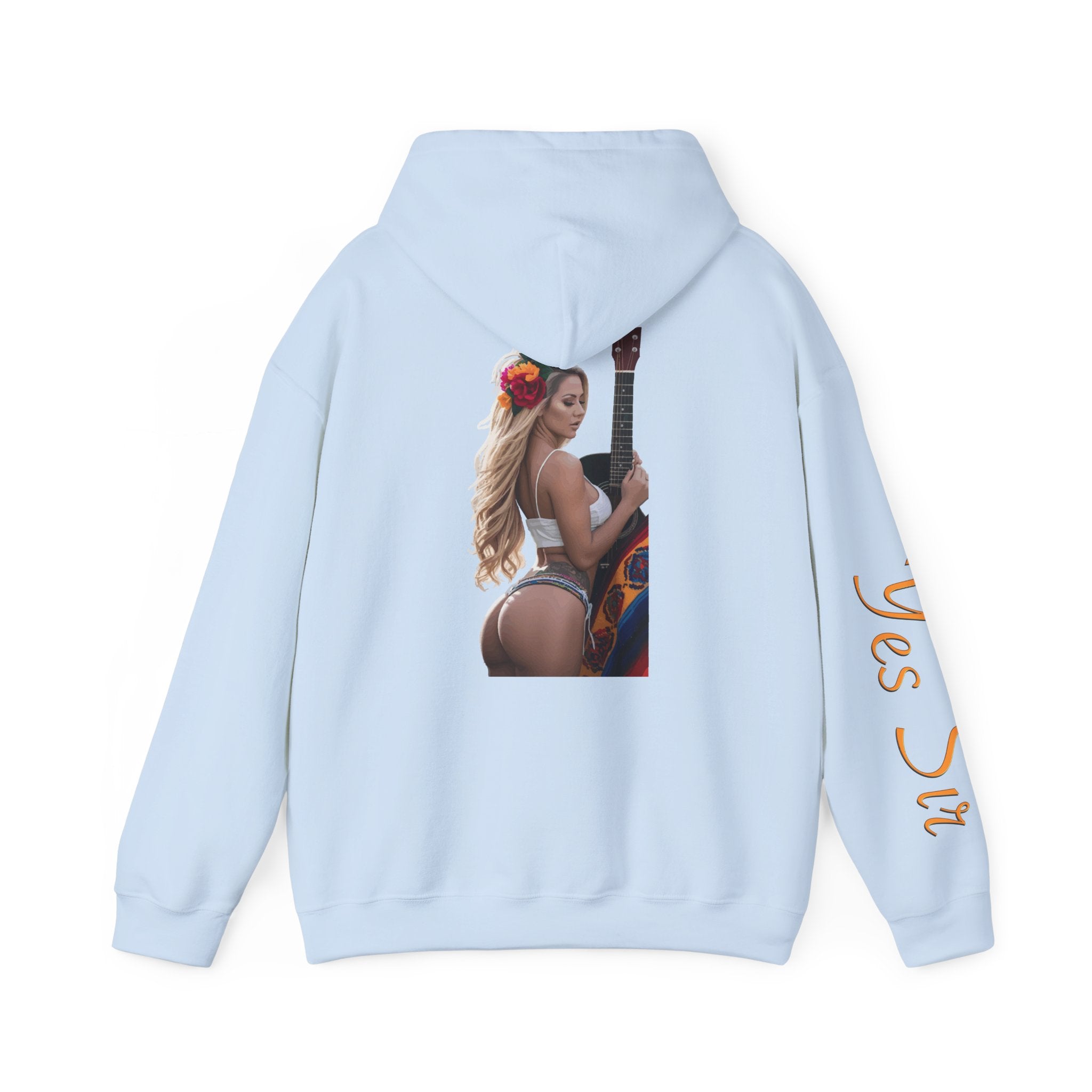 Pretty Flowers Yes Sir Hoodie | Parental Advisory  for the Bearded