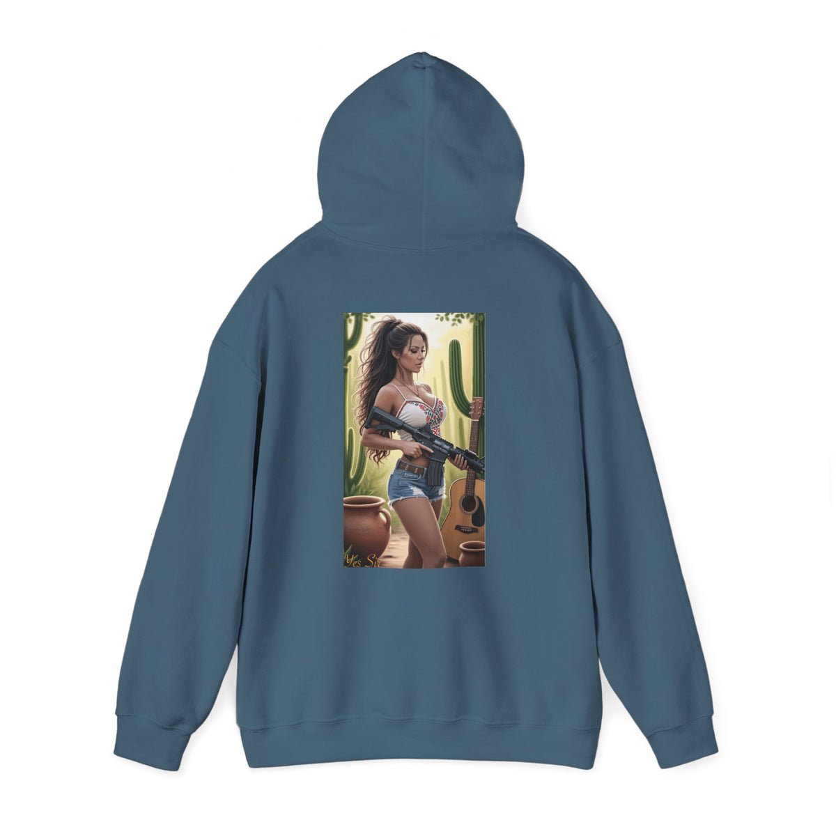 Nice Guitar- Yes Sir Hoodie | Parental Advisory  for the Bearded