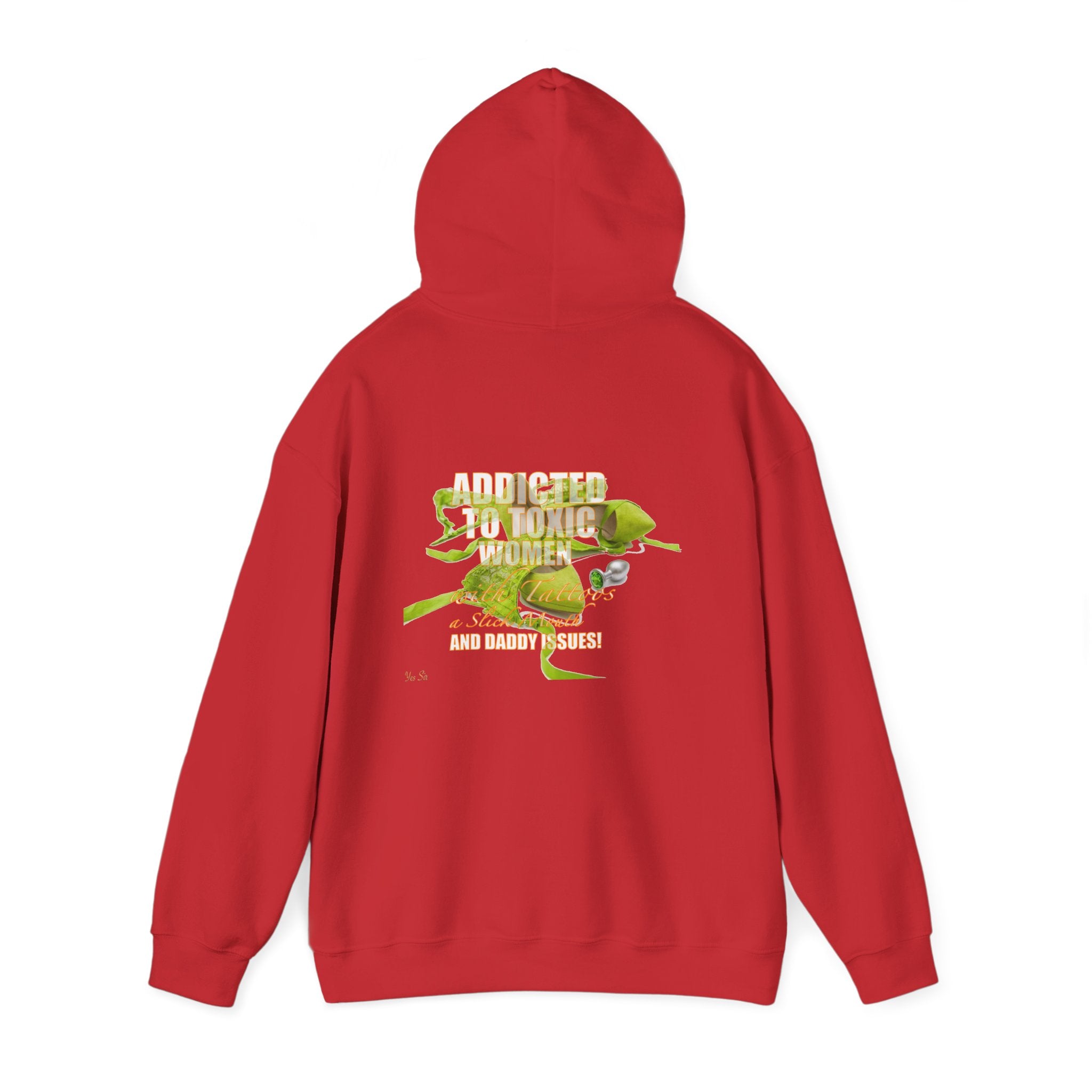 Addicted | Yes Sir Hoodie | Recovering Addict Graphic Hoodie