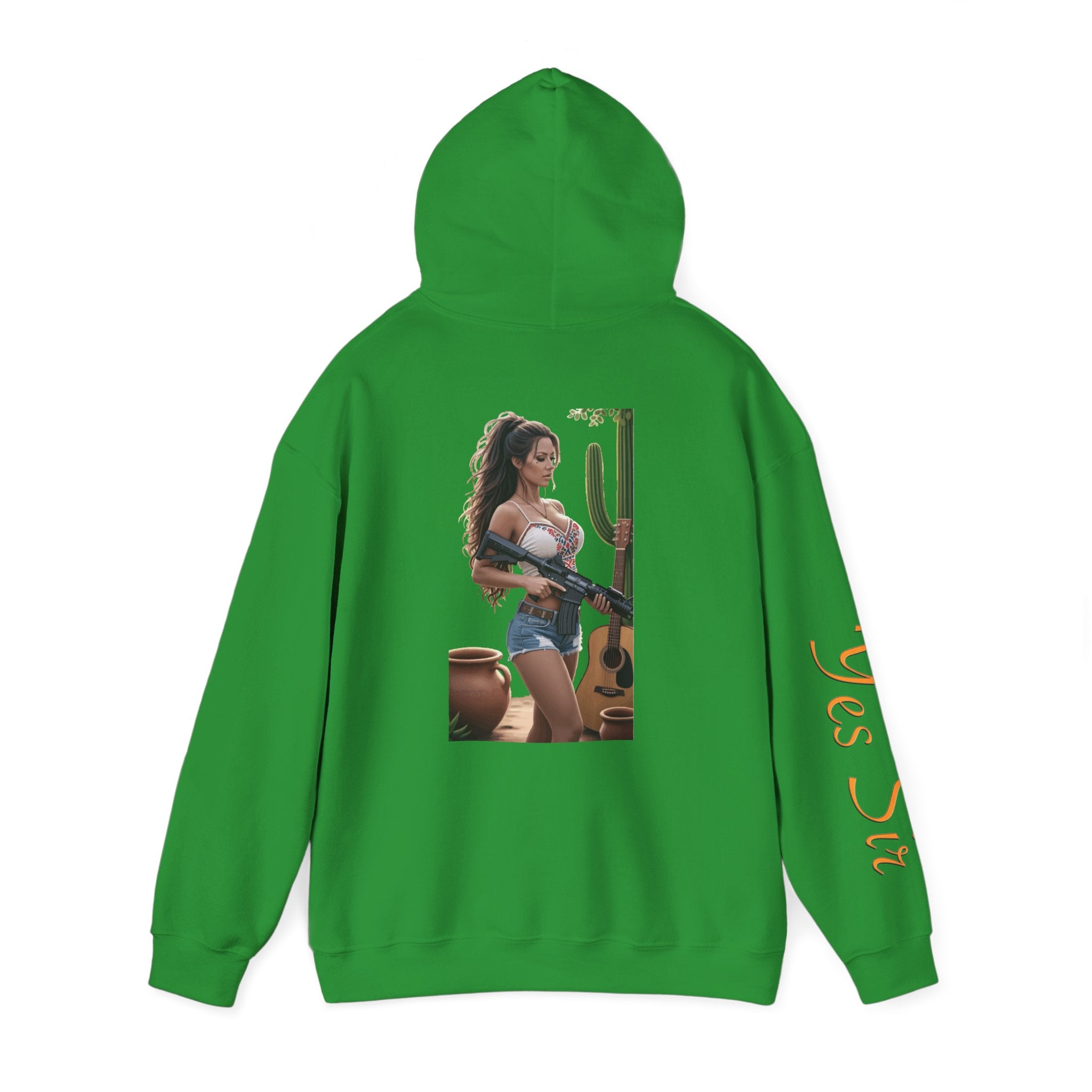 Nice Guitar- Yes Sir Hoodie | Parental Advisory  for the Bearded