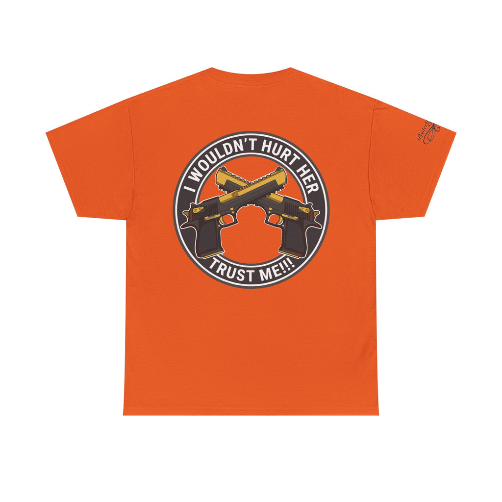Protective Dad Pistols T-Shirt | Here’s Your Warning