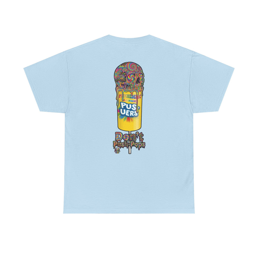 Skullcream-Don’t Push-Pops T-Shirt | Colorful Drip Graphic Tee