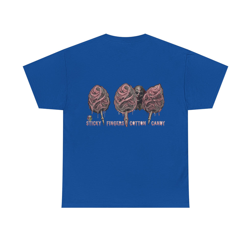 Cotton Candy Skullcream T Shirt — 'Sticky Fingers' Graphic T-Shirt