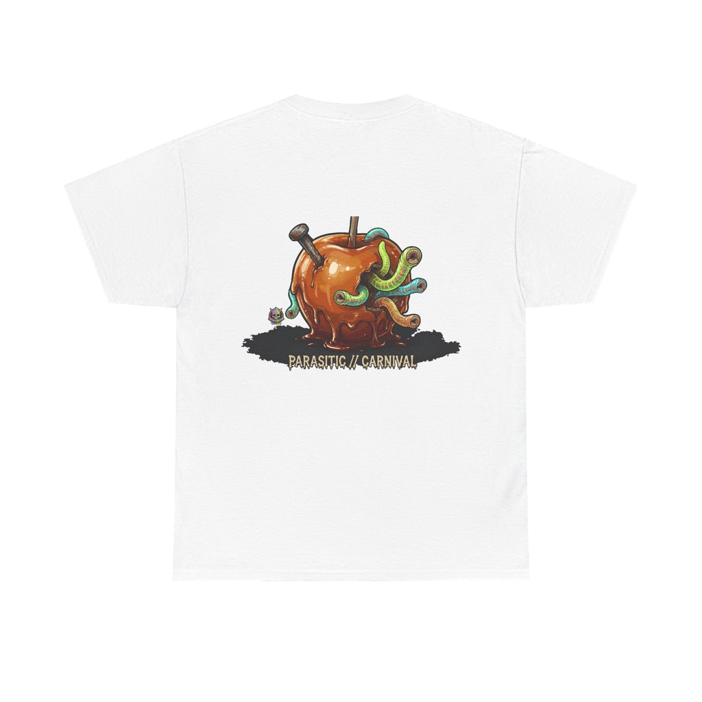 Skullcream Carnival Caramel Apple - Spooky Candy Apple Graphic T-Shirt
