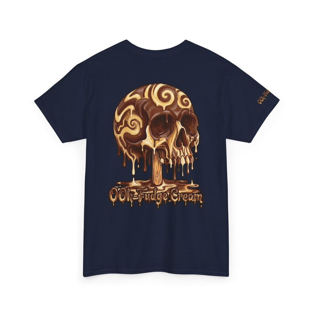 Skullcream-Ooh-Fudge Cream T-Shirt | Colorful Drip Graphic Tee