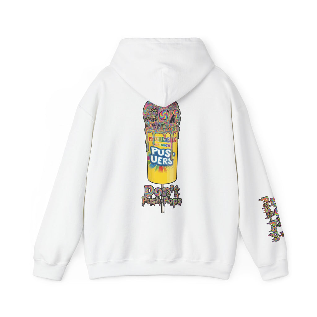 Skullcream-Don’t Push-Pops Hoodie | Dripping Skull Graphic