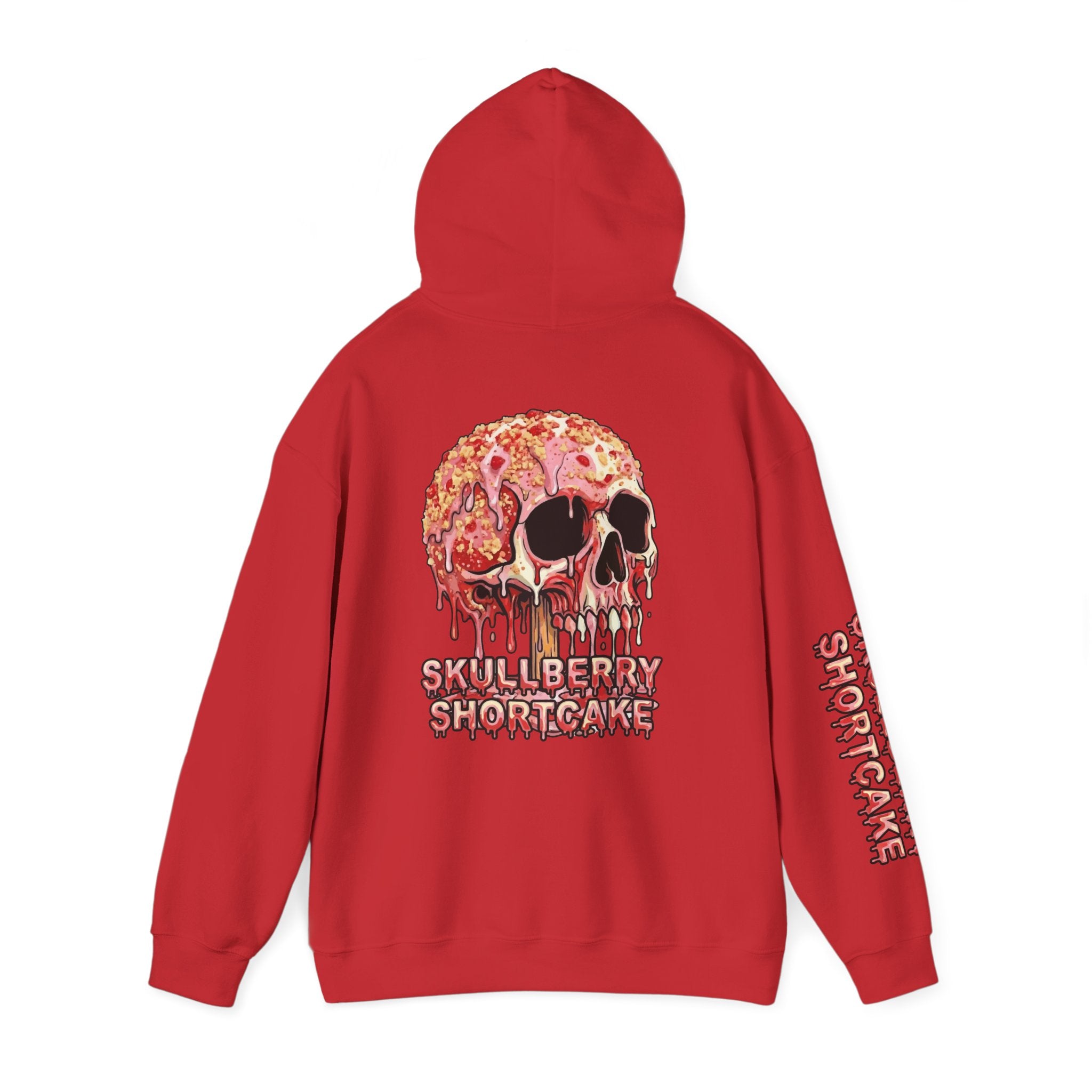 Skullcream-Skullberry Shortcake Hoodie | Dripping Skull Graphic