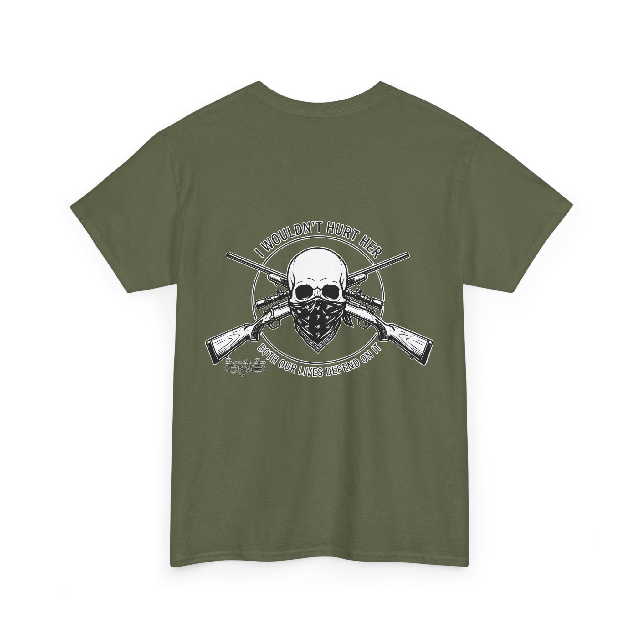 Protective Dad Rifles T-Shirt | Here’s Your Warning