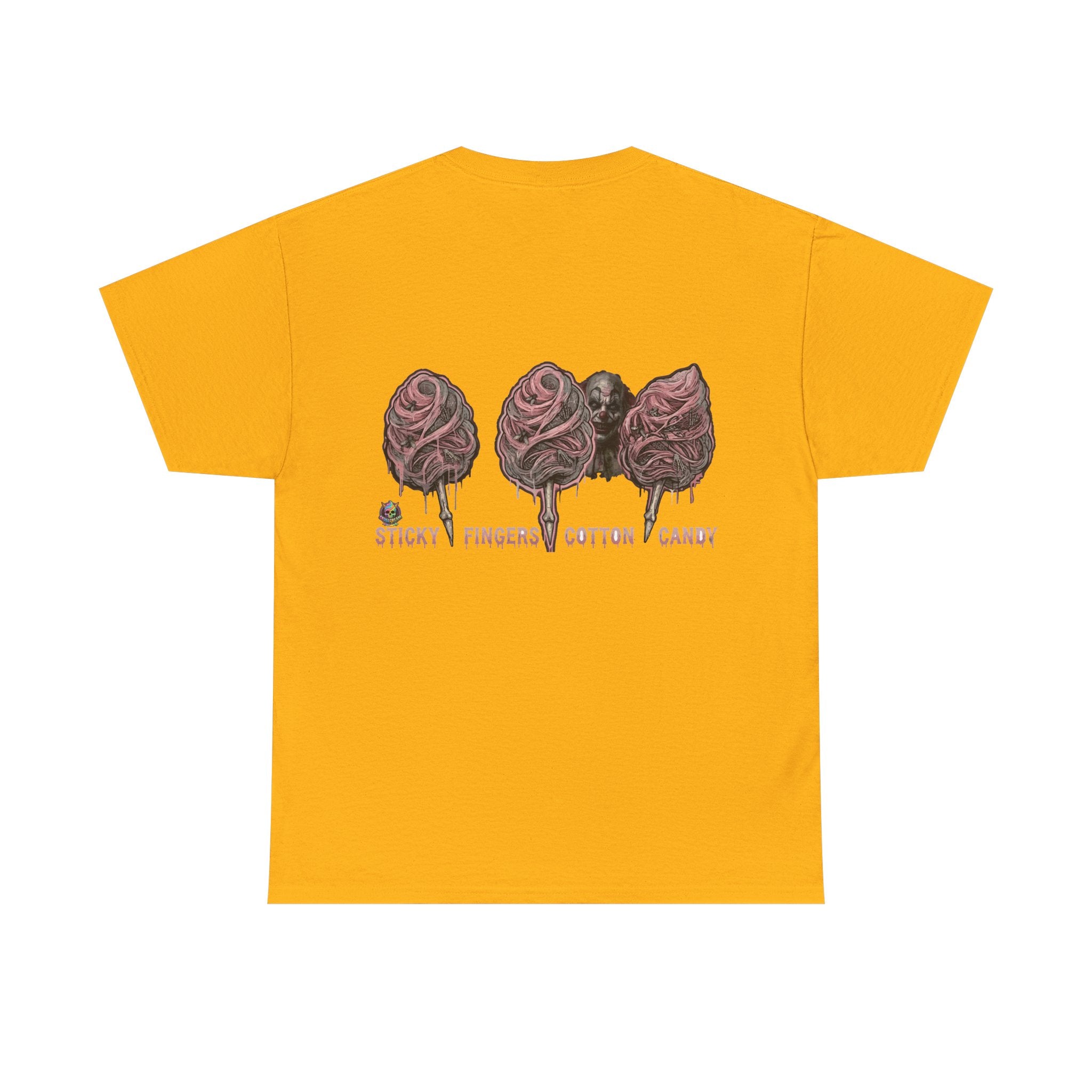 Cotton Candy Skullcream T Shirt — 'Sticky Fingers' Graphic T-Shirt