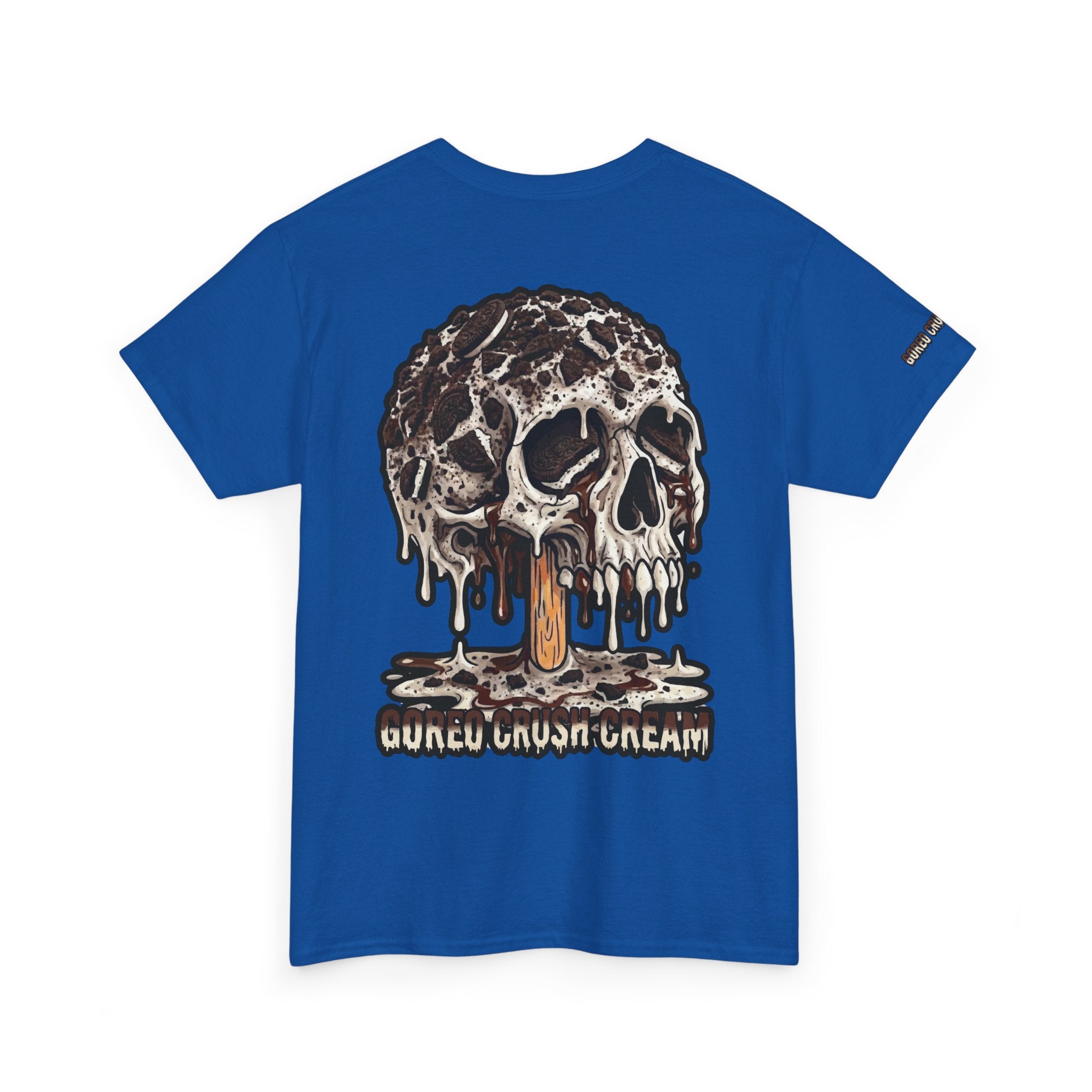Skullcream-Goreo Crush Cream T-Shirt | Colorful Drip Graphic Tee