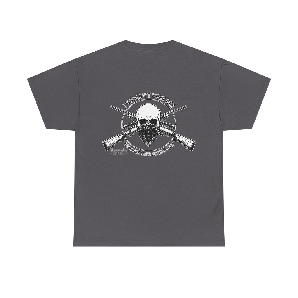 Protective Dad Rifles T-Shirt | Here’s Your Warning