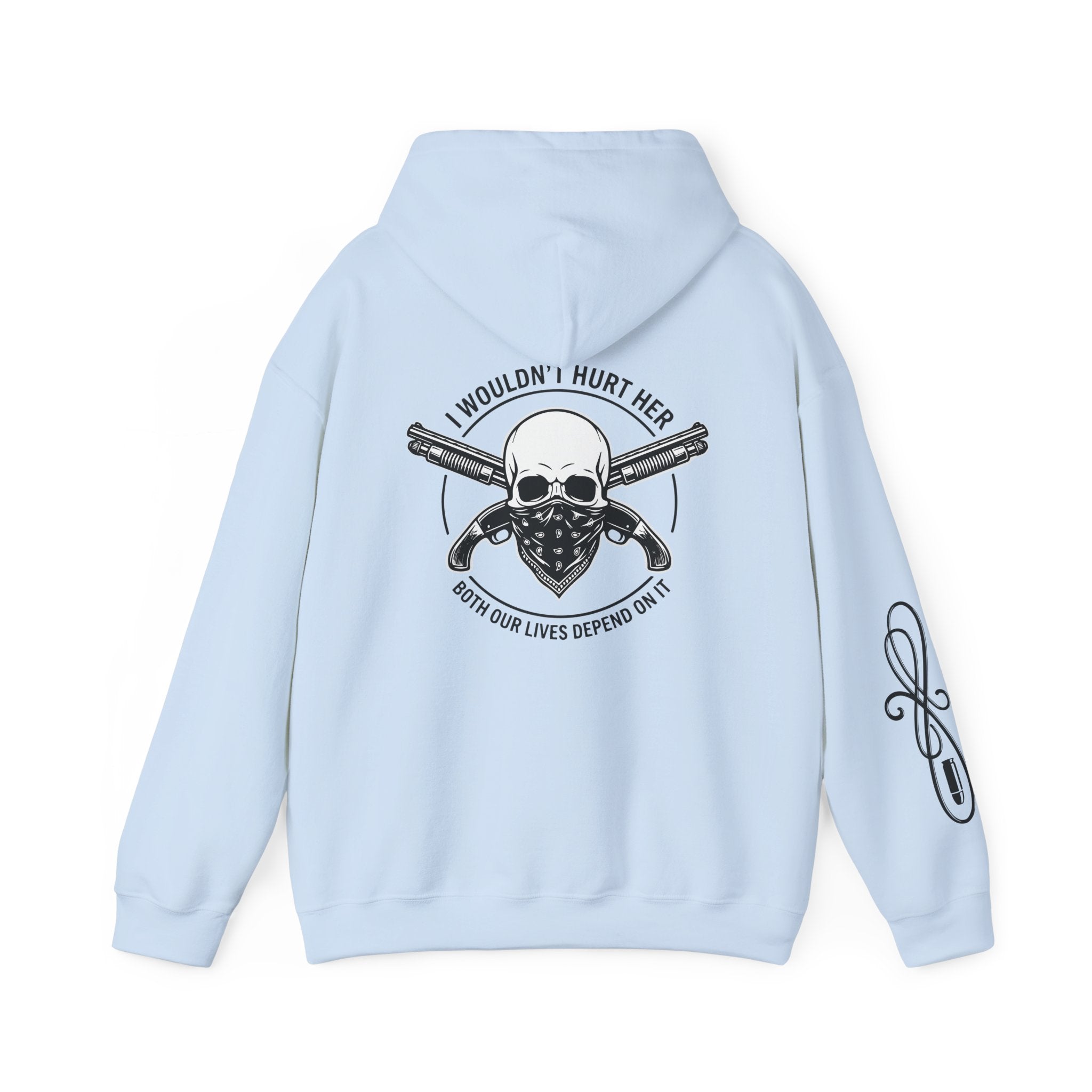 Protective Dad Sawed Off Shotguns - Hoodie | Here’s Your Warning