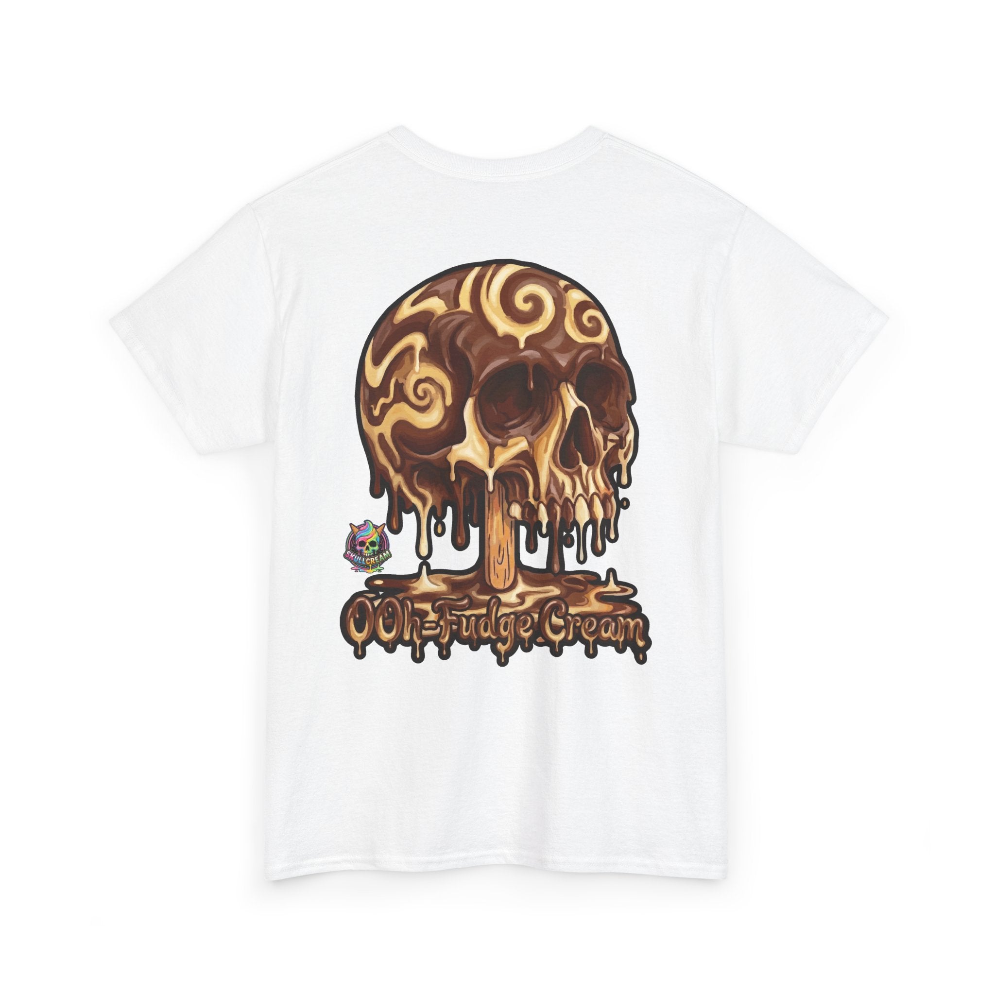 Skullcream-Ooh-Fudge Cream T-Shirt | Colorful Drip Graphic Tee
