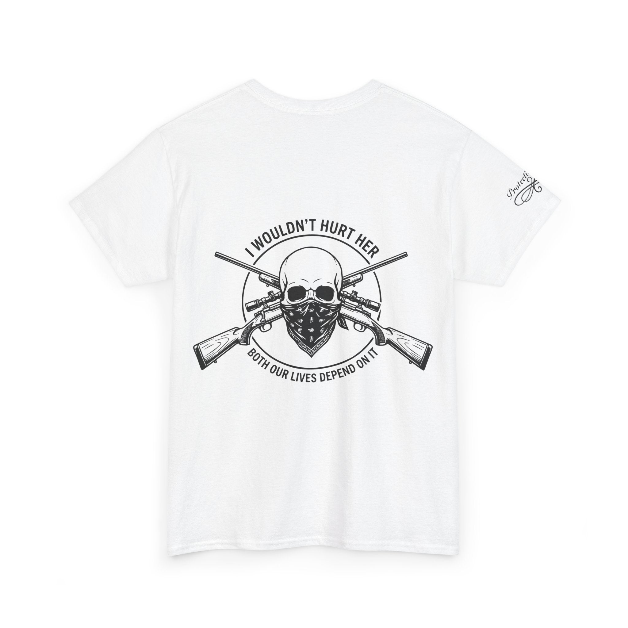 Protective Dad-Rifles T-Shirt | Here’s Your Warning