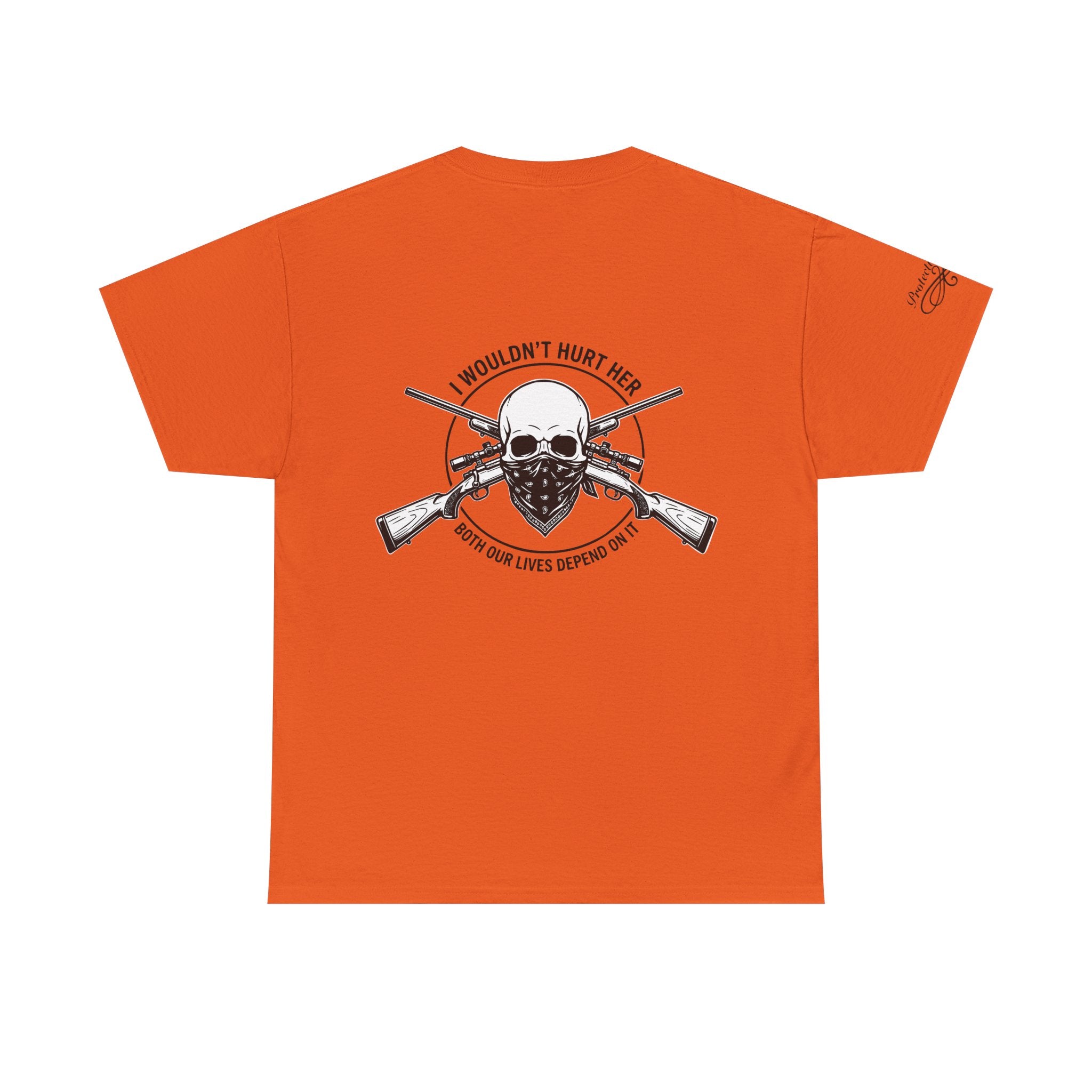 Protective Dad Rifles T-Shirt | Here’s Your Warning