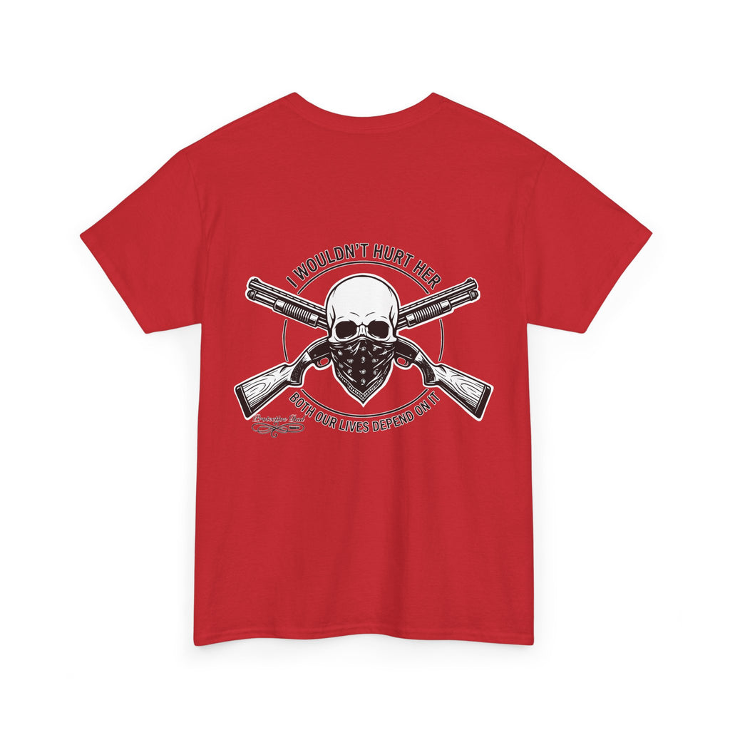 Protective Dad Shotguns T-Shirt | Here’s Your Warning