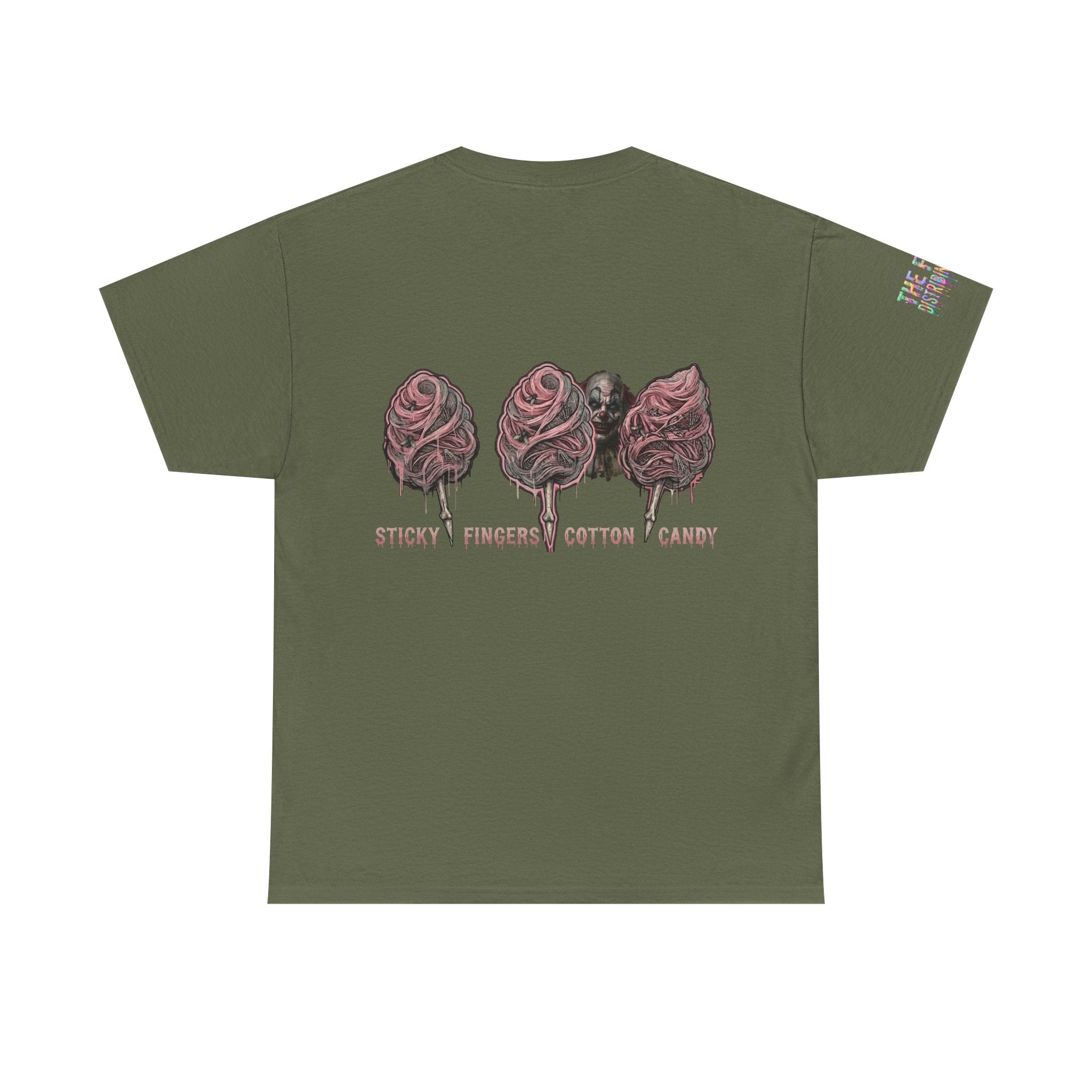 Cotton Candy Skullcream T Shirt — 'Sticky Fingers' Graphic T-Shirt