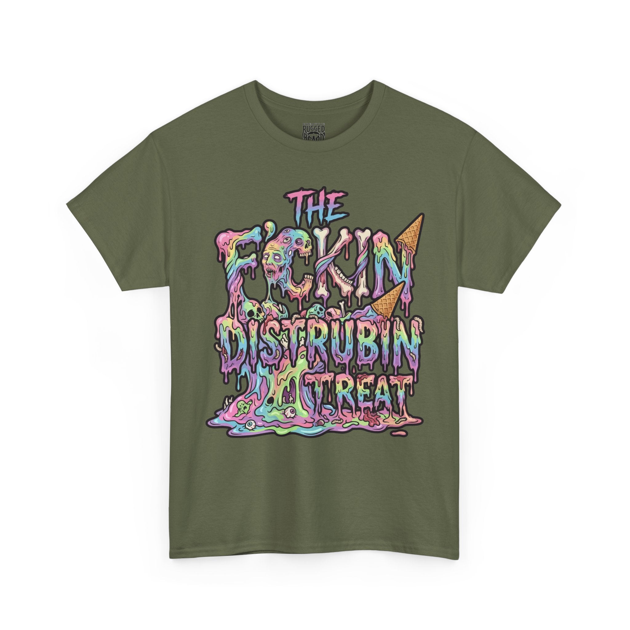 Skullcream-Skullberry Shortcake T-Shirt | Colorful Drip Graphic Tee