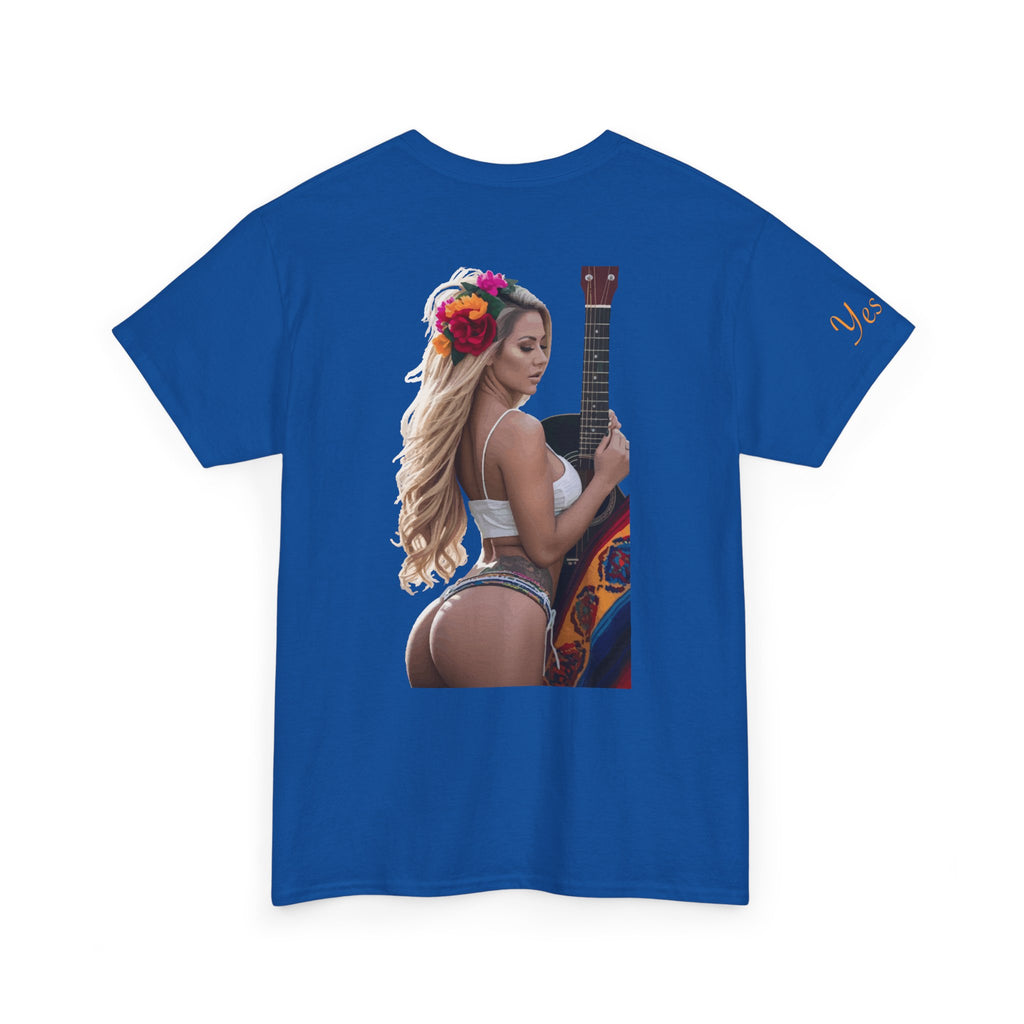 Pretty Flowers-Yes Sir T-Shirt | Parental Advisory  for the Bearded