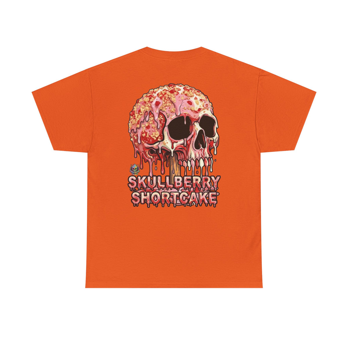 Skullcream-Skullberry Shortcake T-Shirt | Colorful Drip Graphic Tee