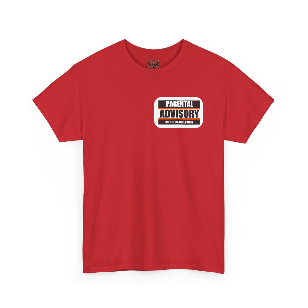 Attitude! Yes Sir T-Shirt | Parental Advisory  for the Bearded