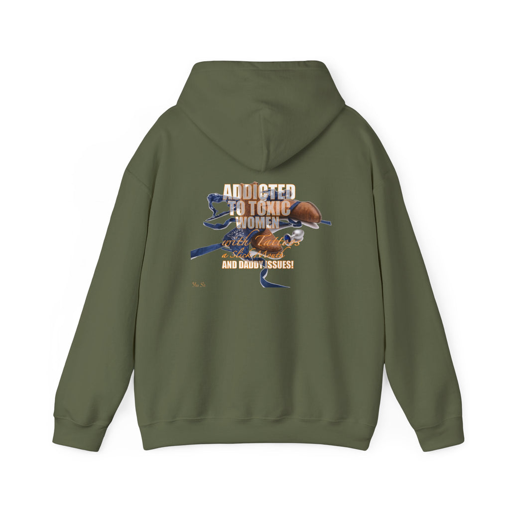 Addicted | Yes Sir Hoodie | Recovering Addict Graphic Hoodie