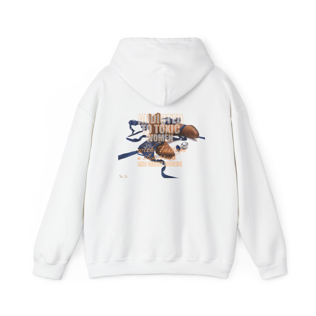 Addicted | Yes Sir Hoodie | Recovering Addict Graphic Hoodie