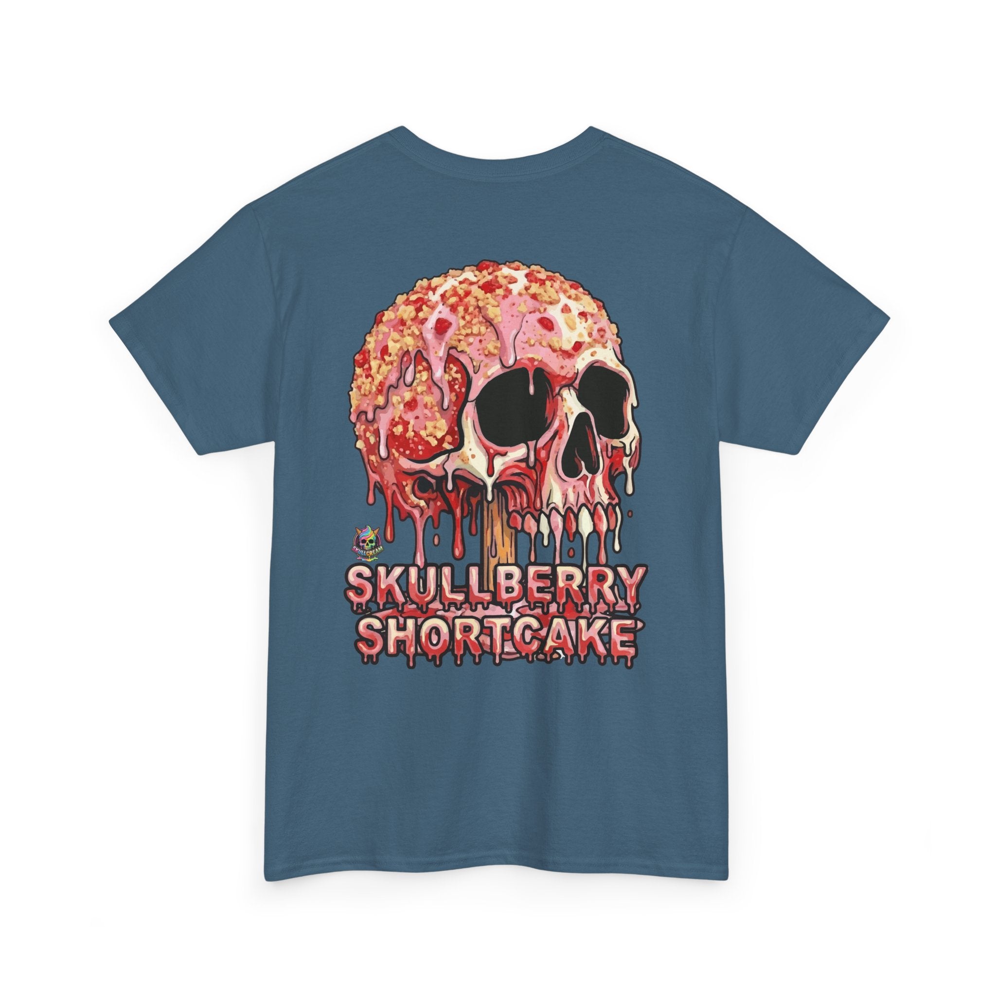 Skullcream-Skullberry Shortcake T-Shirt | Colorful Drip Graphic Tee