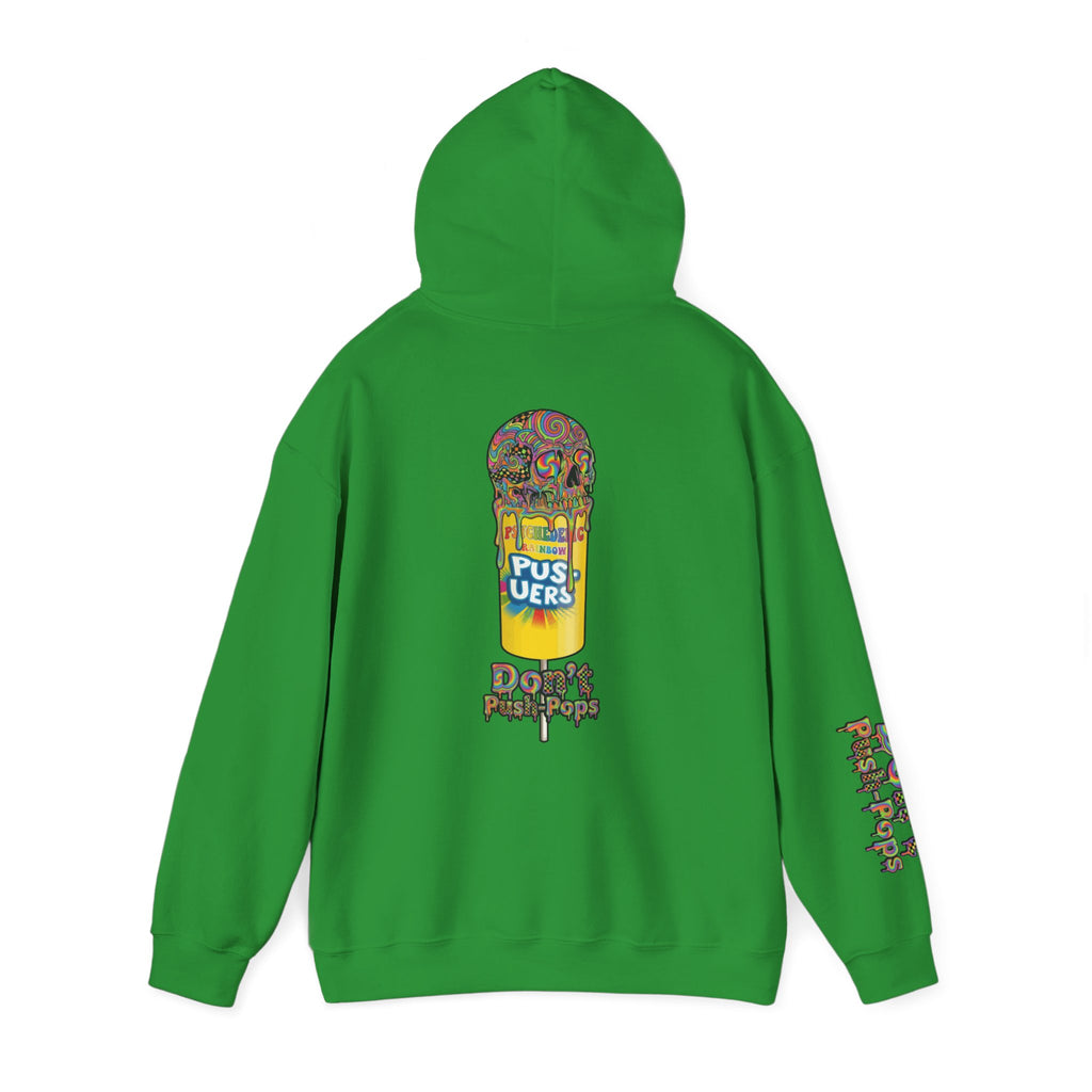 Skullcream-Don’t Push-Pops Hoodie | Dripping Skull Graphic