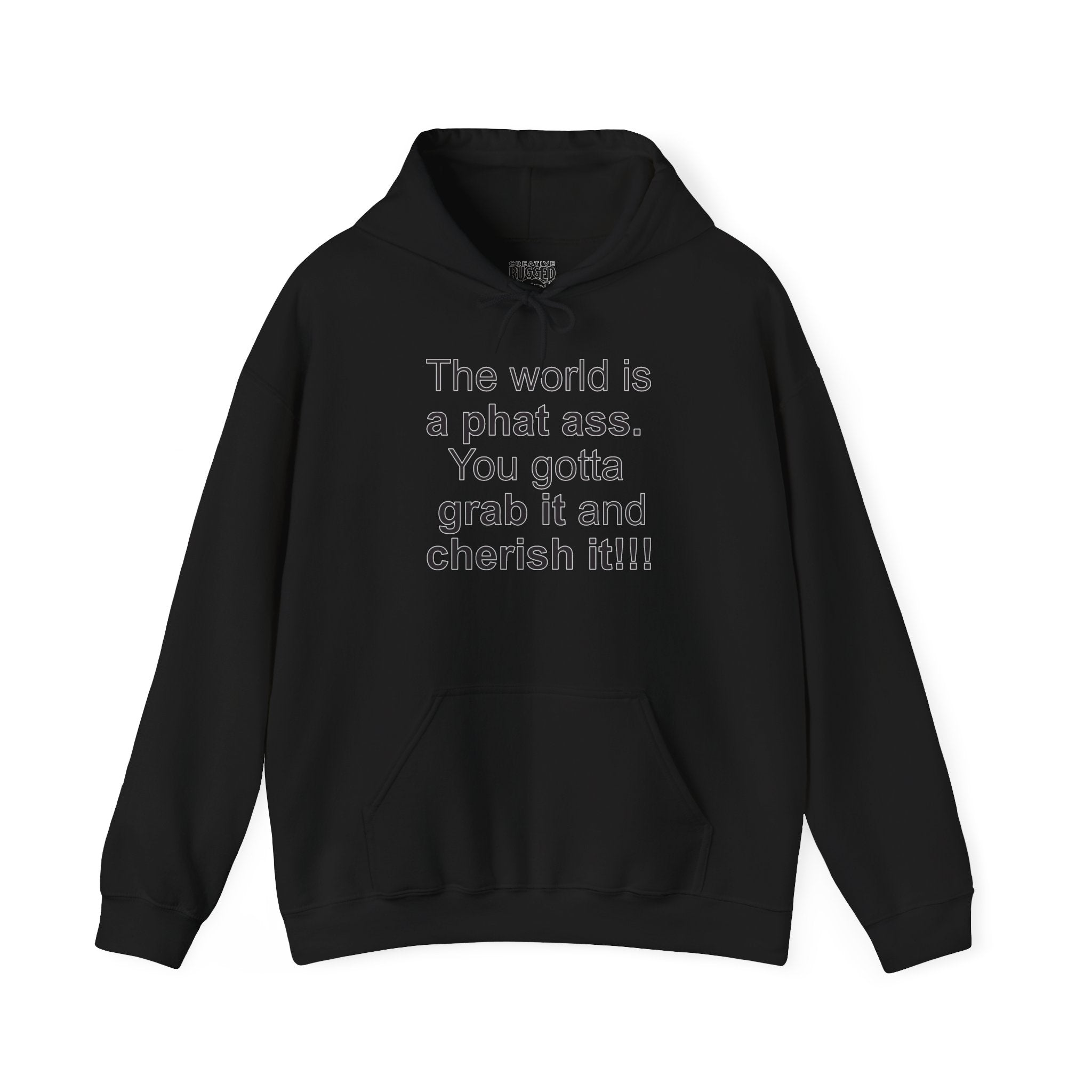 The World | Yes Sir Hoodie | Cherish It Graphic Hoodie